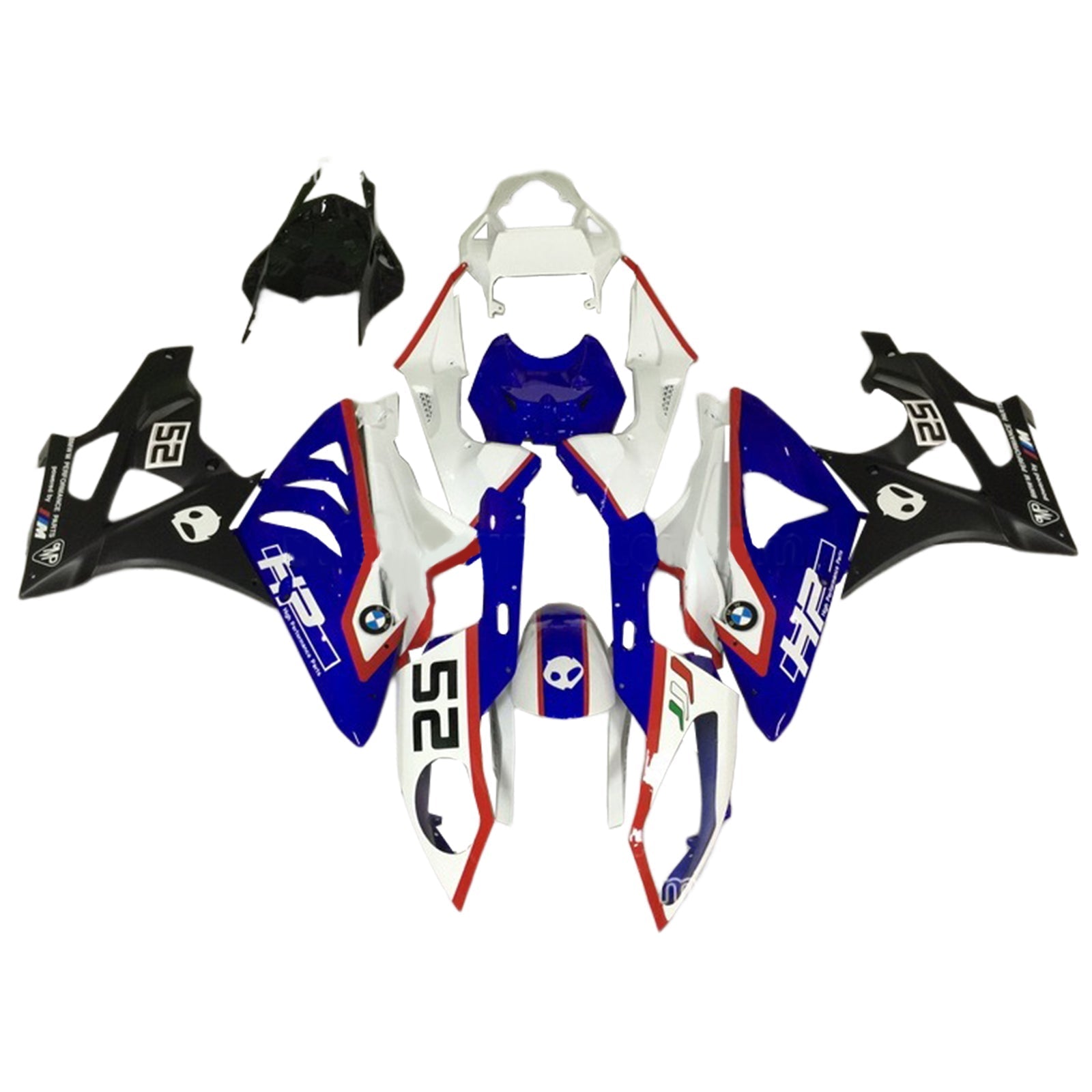 2009-2014 BMW S1000RR Kit de carenado Carrocería Plástico ABS