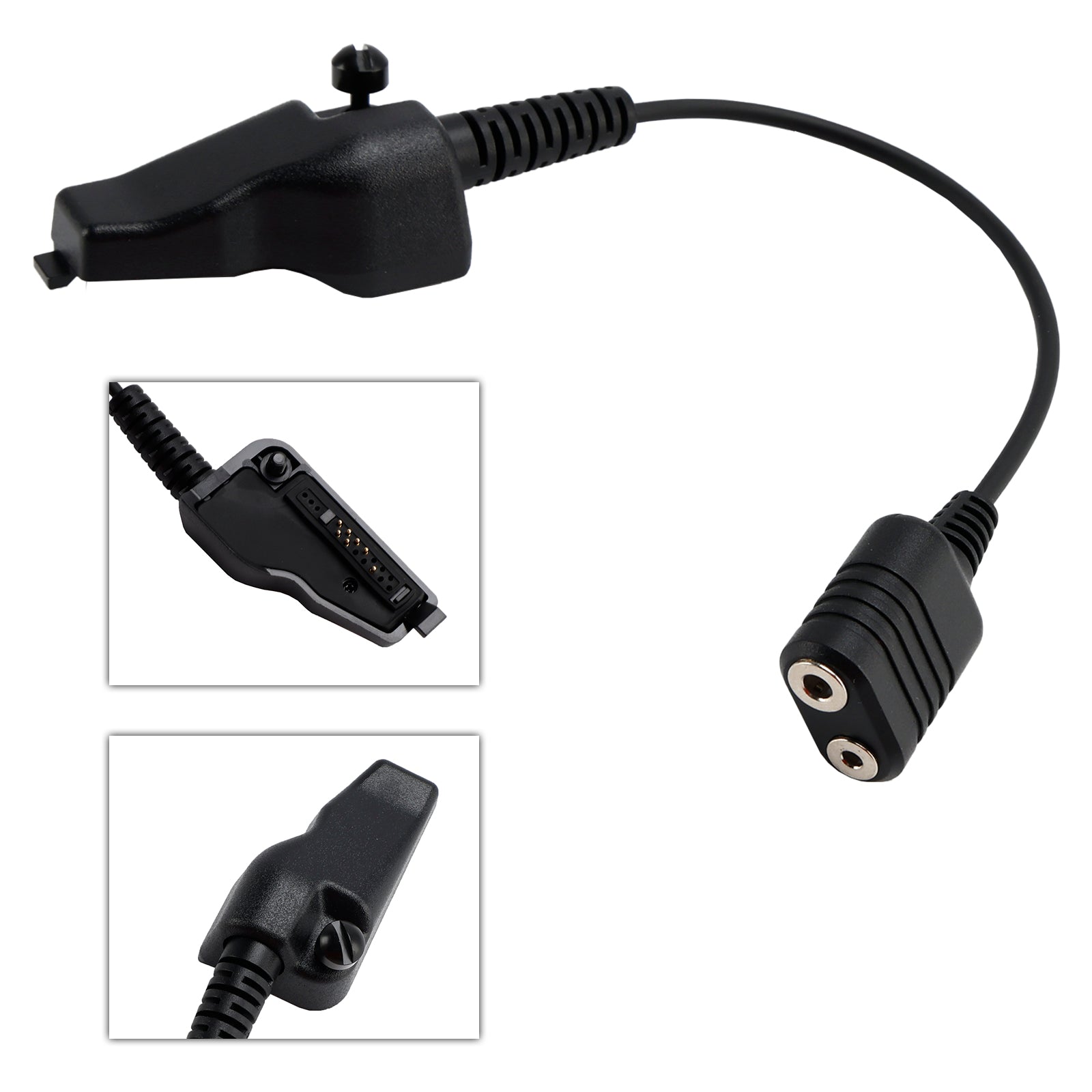 K Interface Headset Port Converter Cable for TKD3188 TK-D300 TK390 TK3185 TK3140