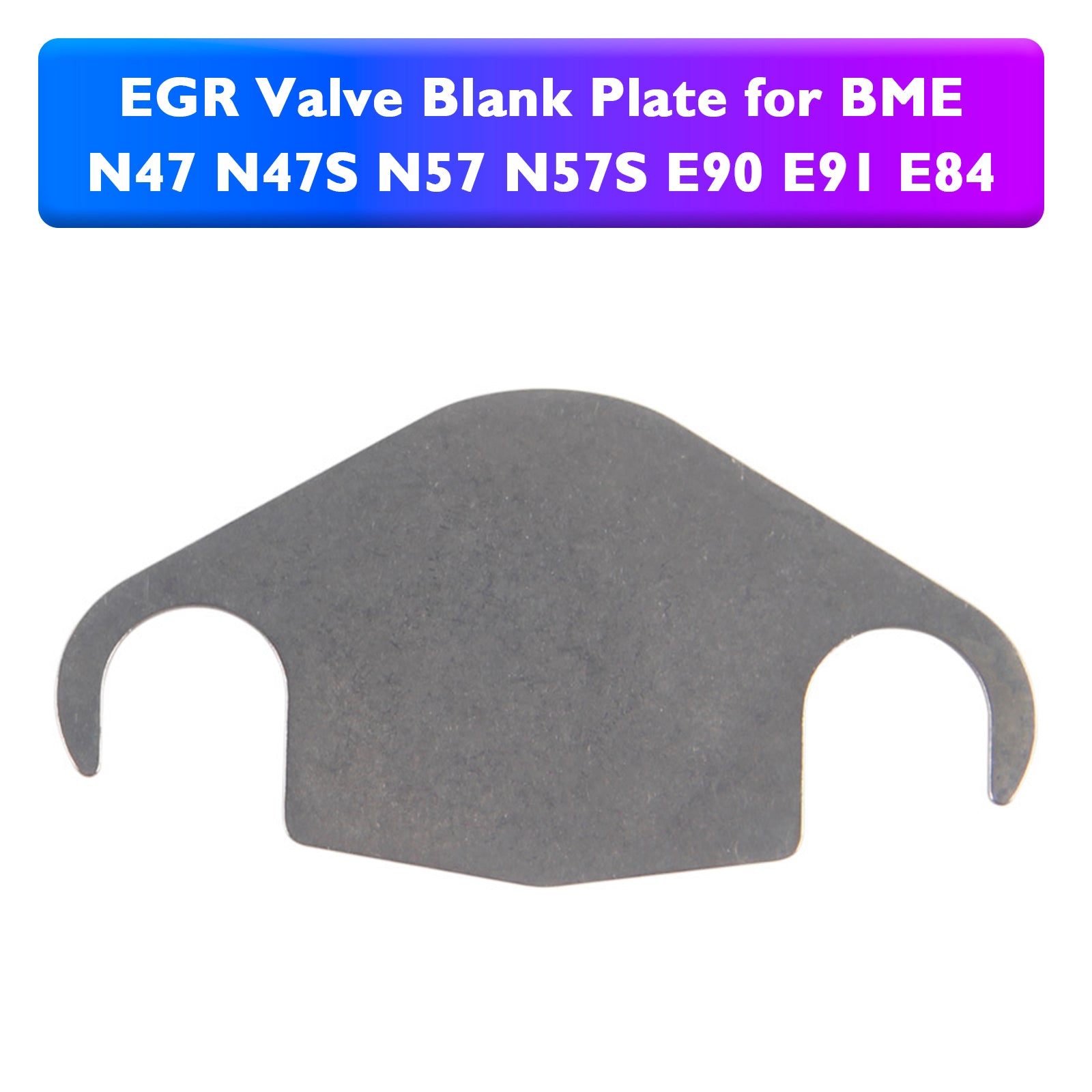 Placa ciega de válvula EGR para BME N47 N47S N57 N57S E90 E91 E84