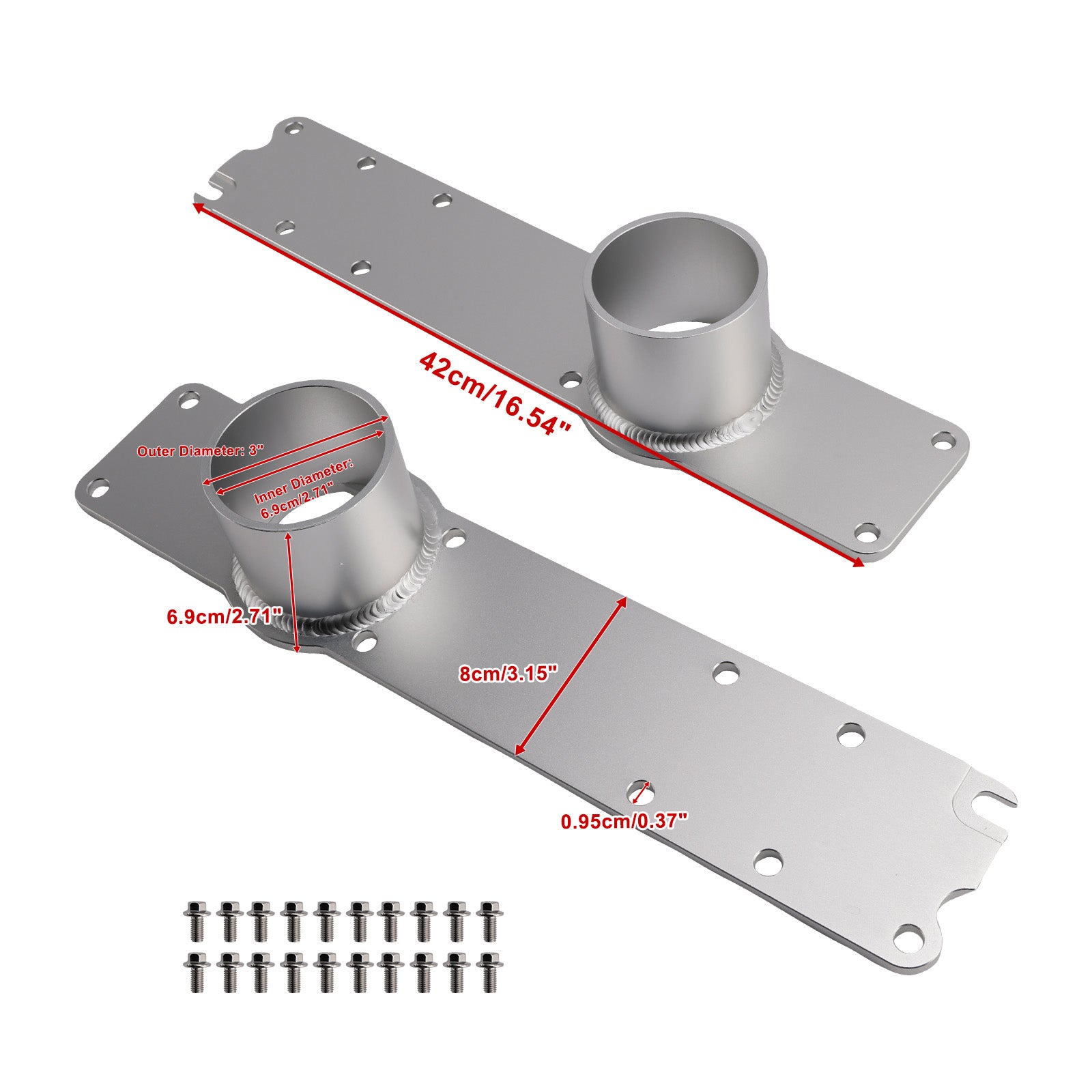 Aluminum Plenum Intake Manifold With Bolt Fit Ford Powerstroke 7.3L 99.5-03