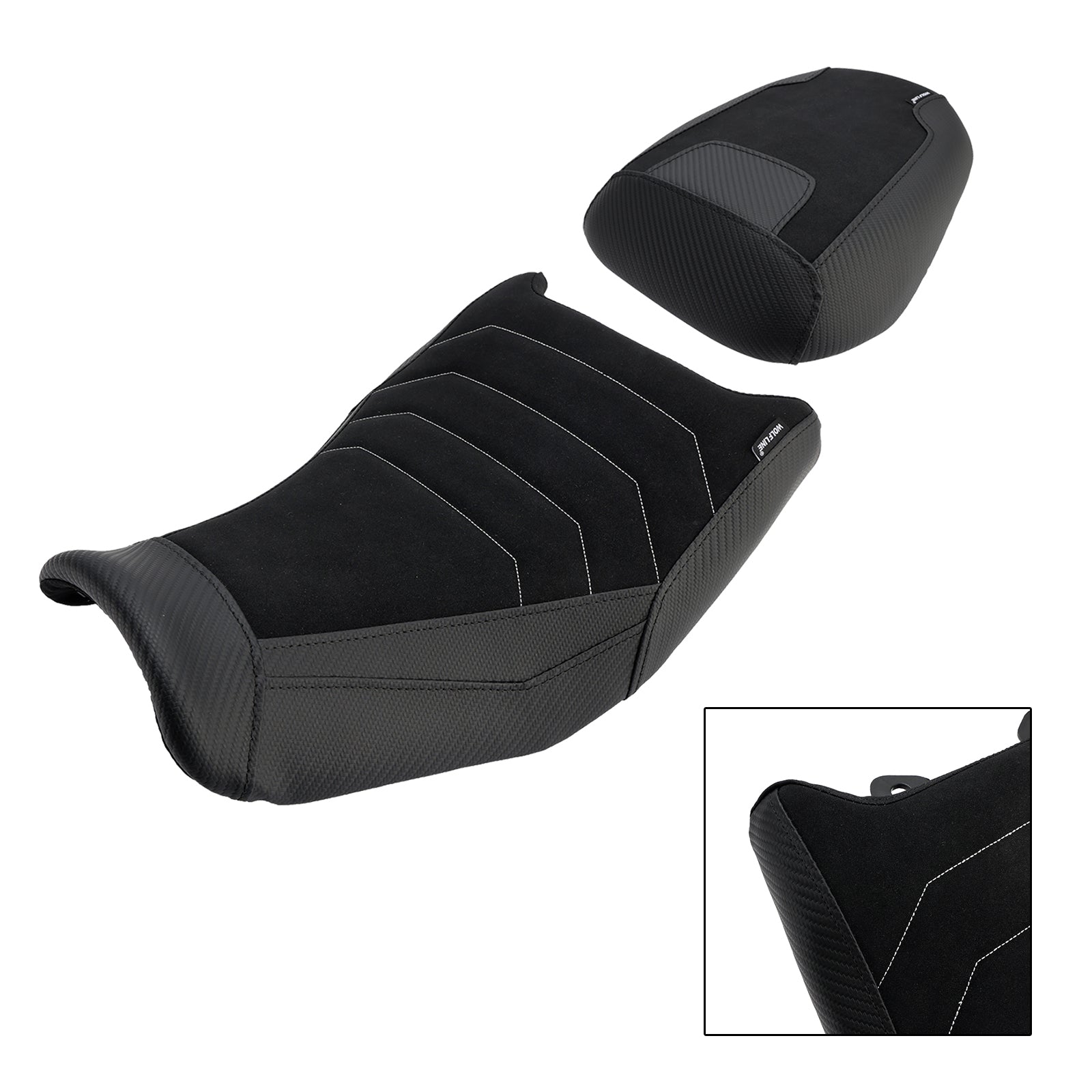 Lower Front W/ Rear Seat Driver Pillion Black For Suzuki V-Strom250Sx 2024-2025