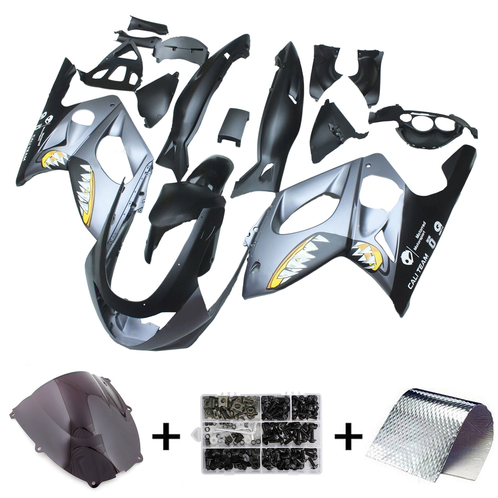 1996-2007 Yamaha yzf 600r Thundercat Injection Fairing Kit Bodywork Plastic Abs