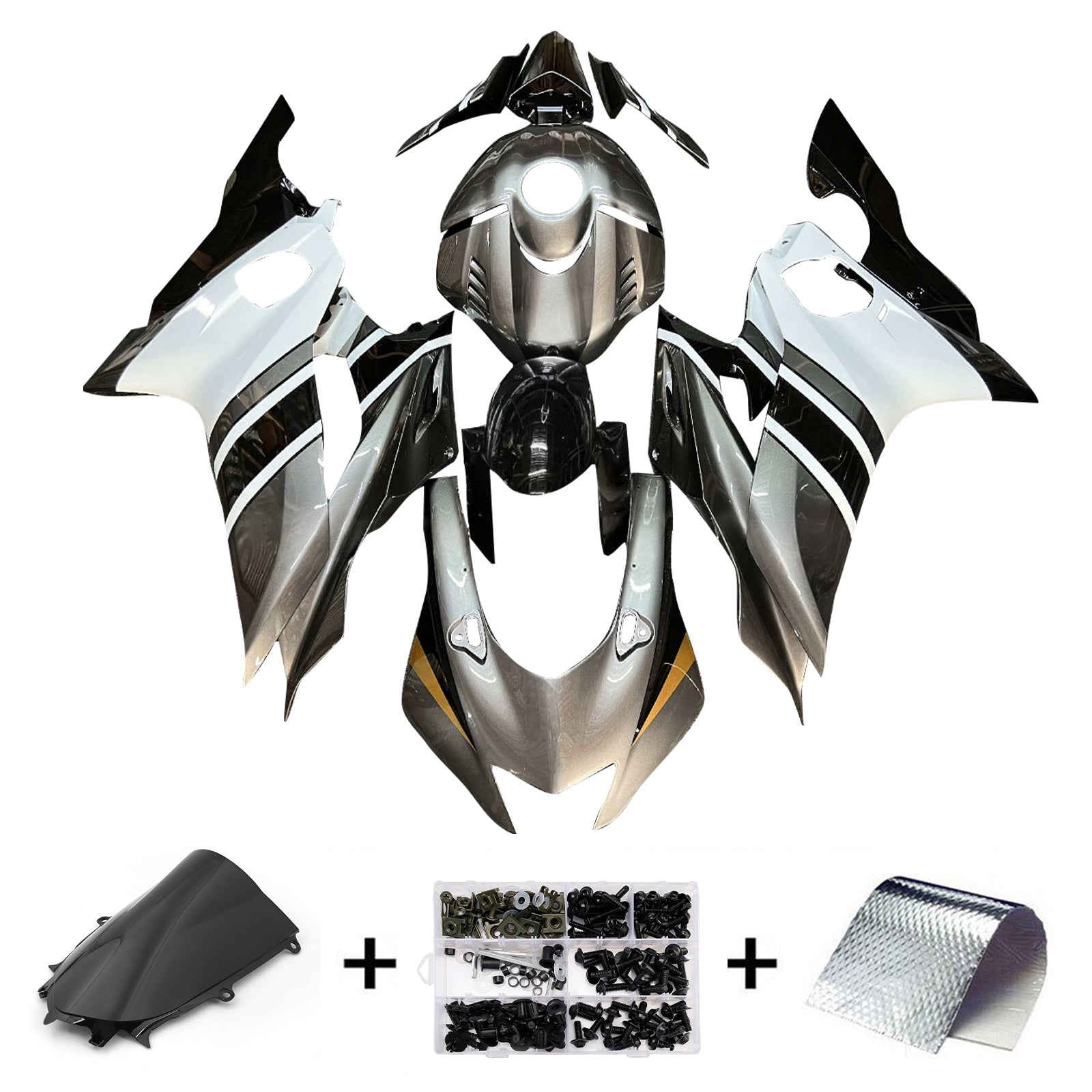 Injection Fairing Kit Bodywork Plastic ABS fit For Yamaha YZF-R6 2017-2023