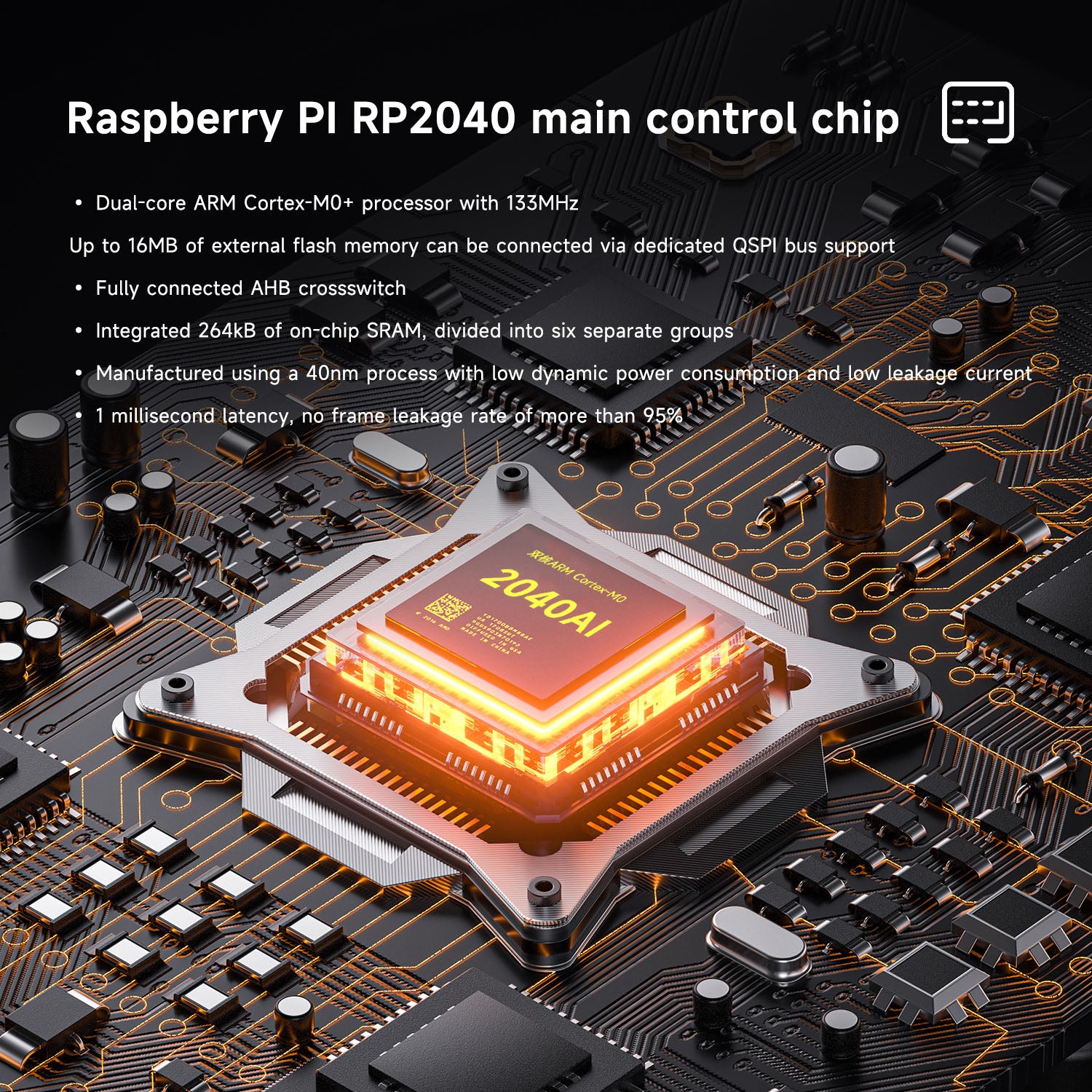 Mustfun hitbox Mini Stickless Controller vhodný pre PC/PS3/PS4/Switch atď.