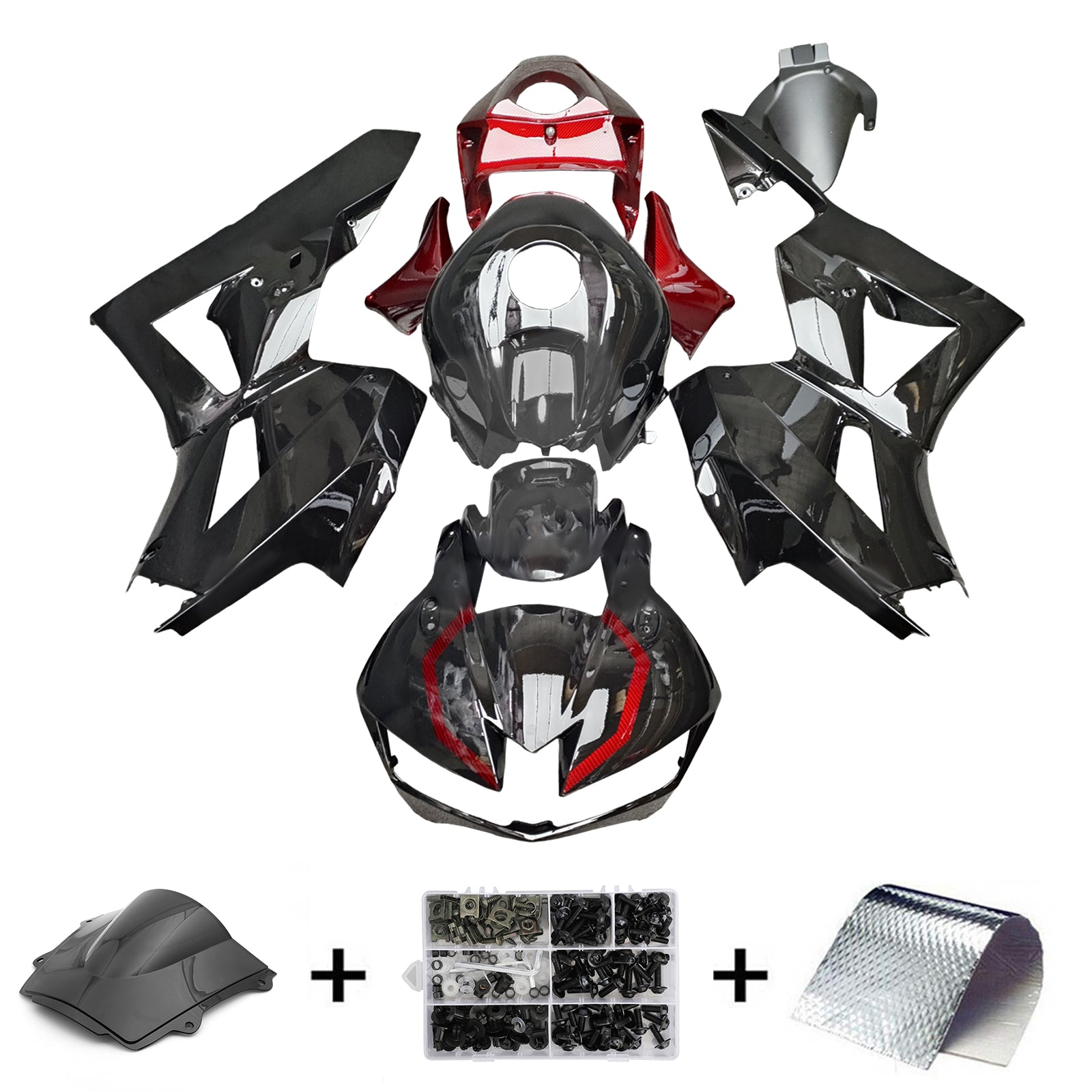 Kit de carenado de inyección carrocería plástico ABS para Honda CBR600RR 2013-2023 F5