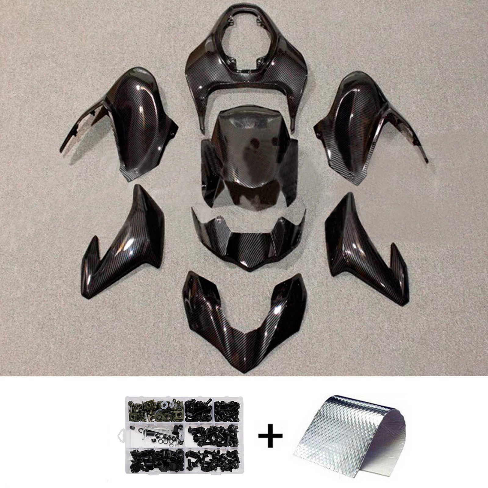 Injection Fairing Kit Bodywork Plastic ABS fit For Kawasaki Z900 2017-2019