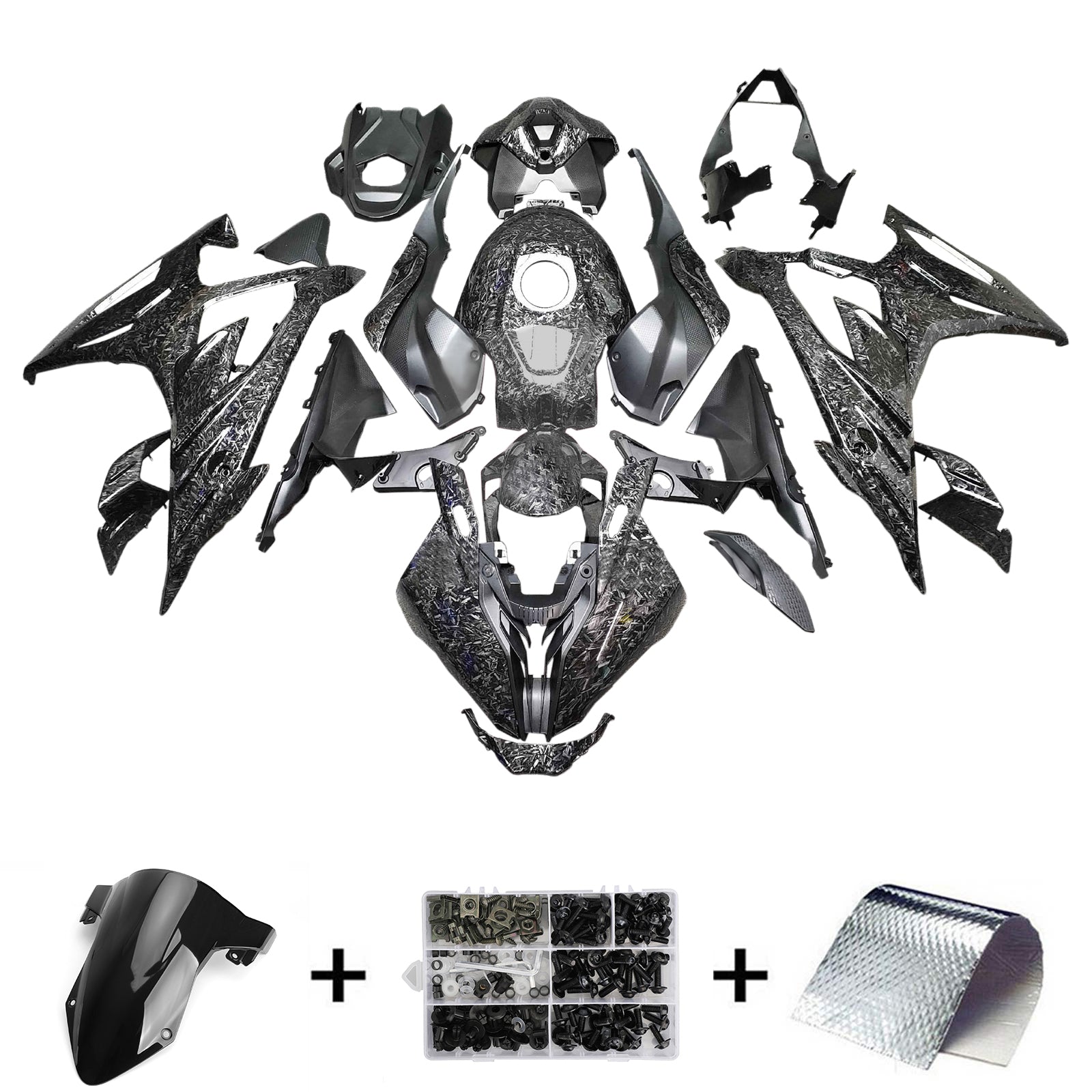2023-2024 BMW S1000RR INSIMECTION CAURING Kit Bodywork Plastic Abs