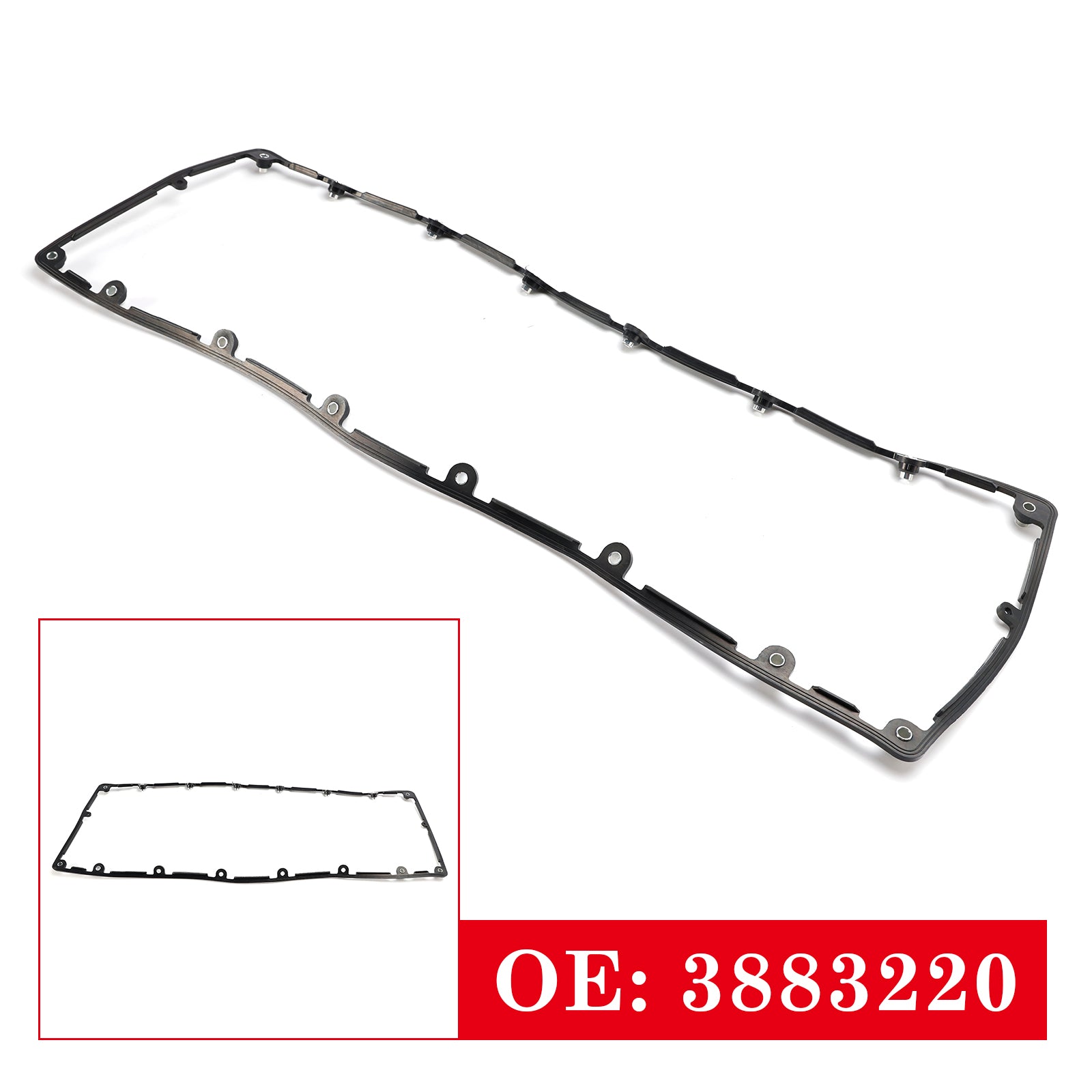 Cummins M11 L10 ISM ROCKER COUVERTURE/COUVERTURE DE VALVE JOINT 3883220