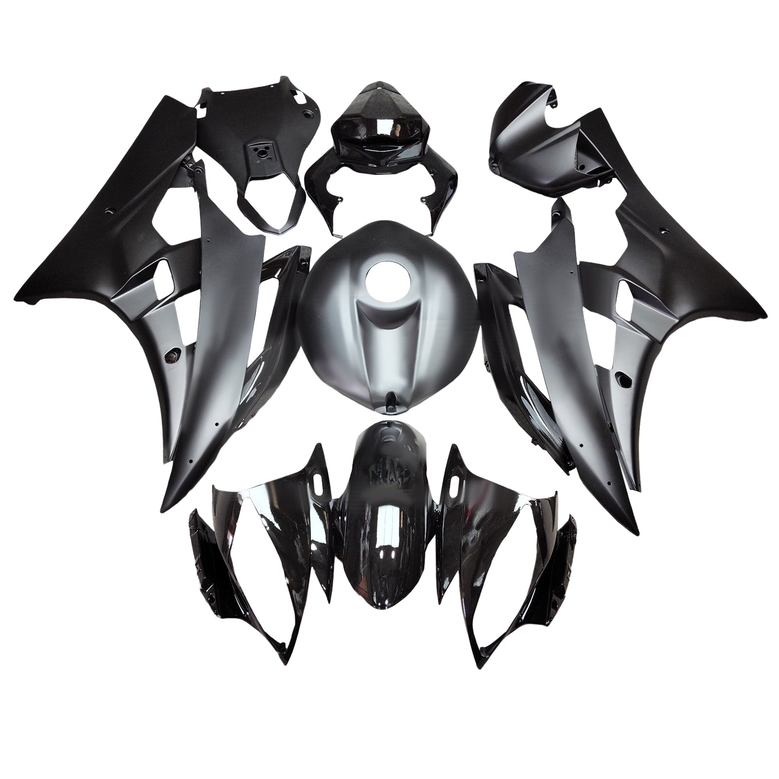 Kit de carénage d'injection carrosserie plastique ABS pour Yamaha YZFR6 YZF-R6 2006-2007