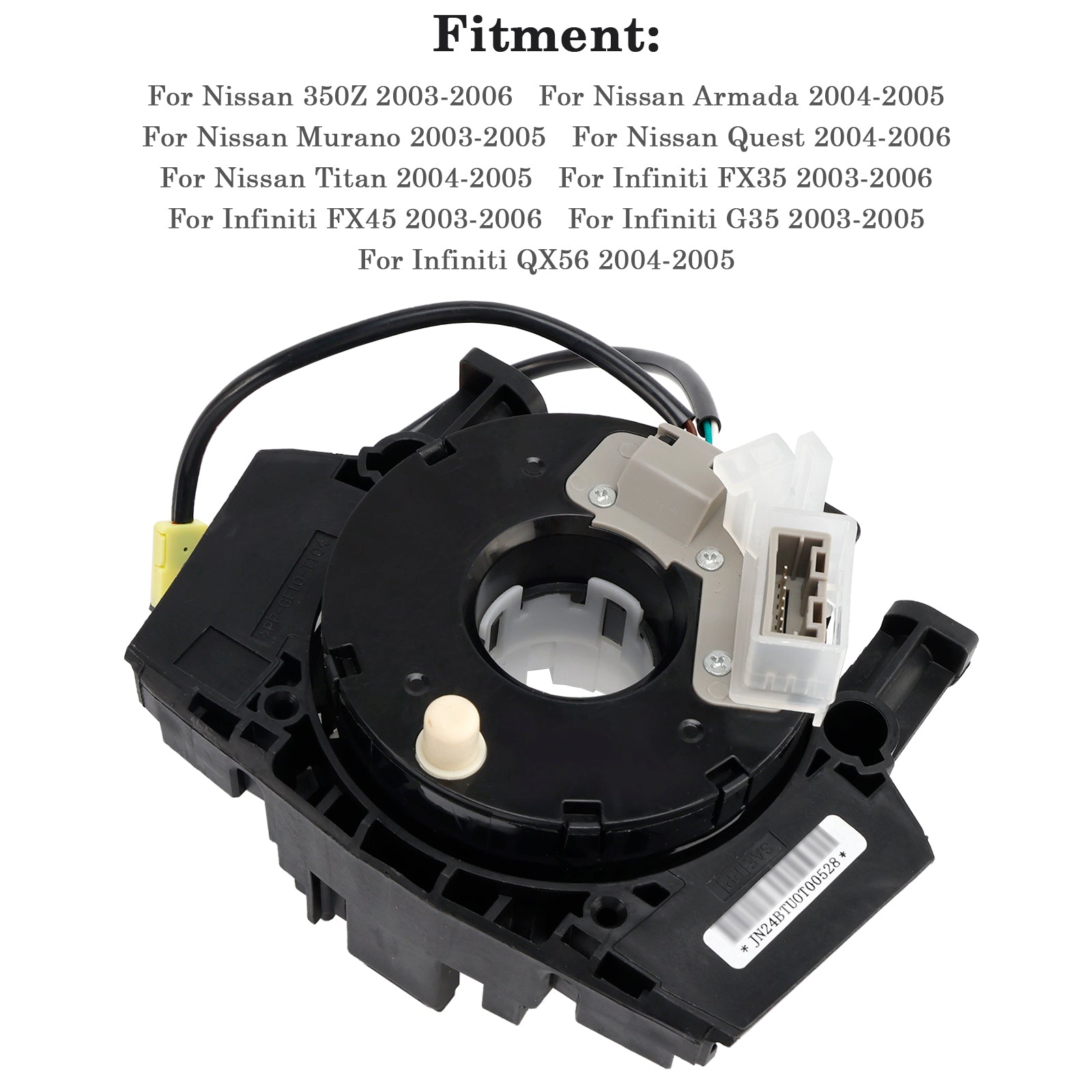 Relógio do volante da mola 25567-CD025 para Nissan 350Z