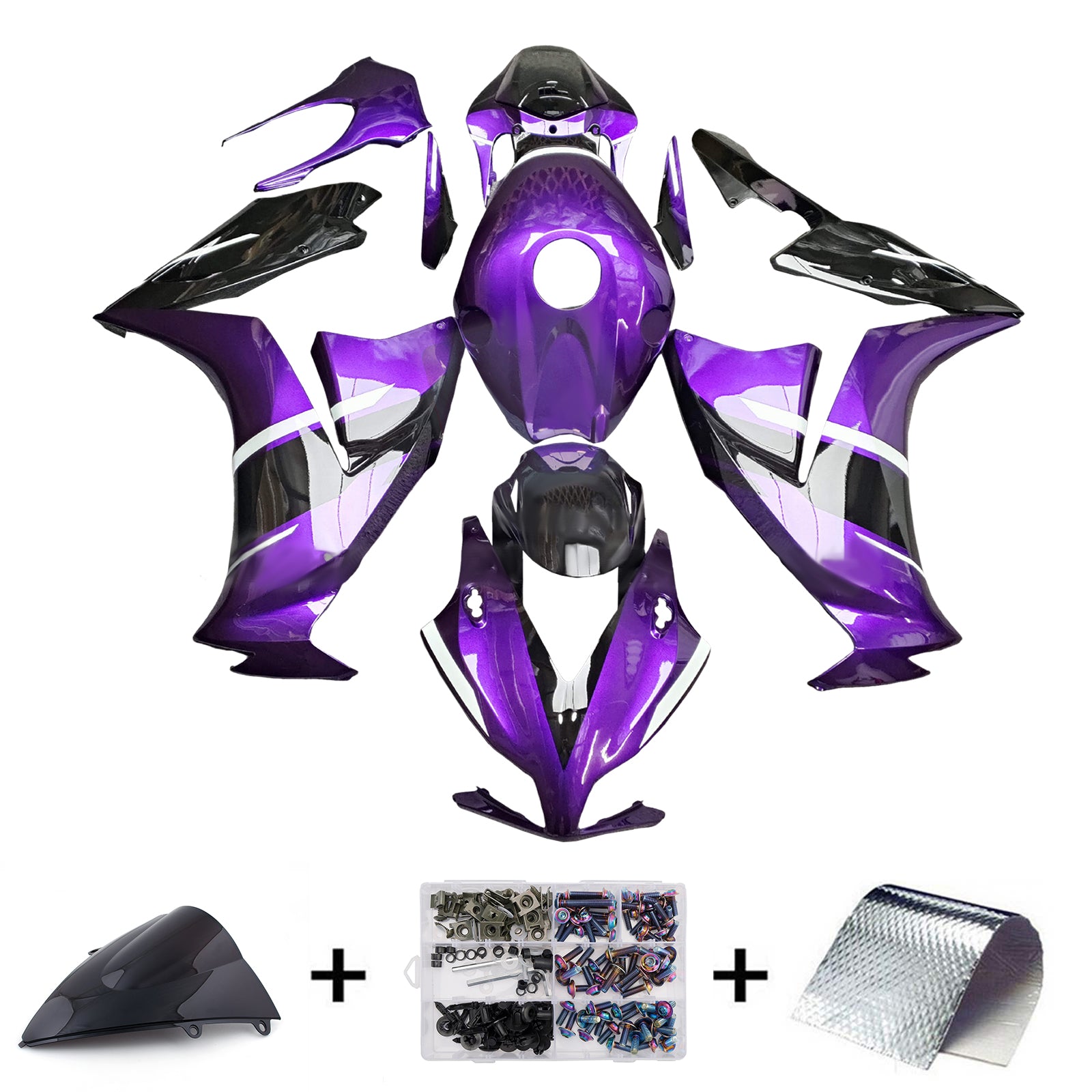 Injektionsmässa Kit Bodywork Plastic ABS för Honda CBR1000RR 2012-2016