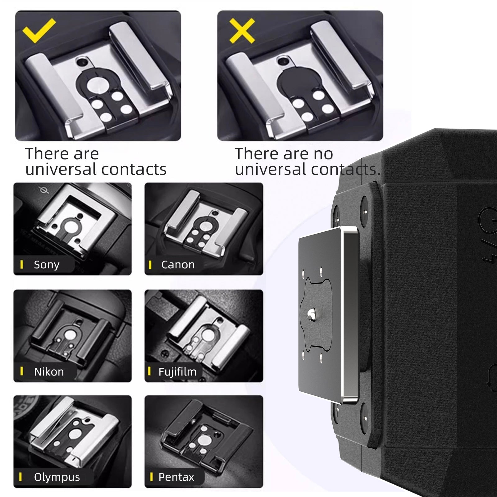 F02 Mini-flitslicht Micro Enkele camera Flitsschoen Draagbare fotografie Invullicht