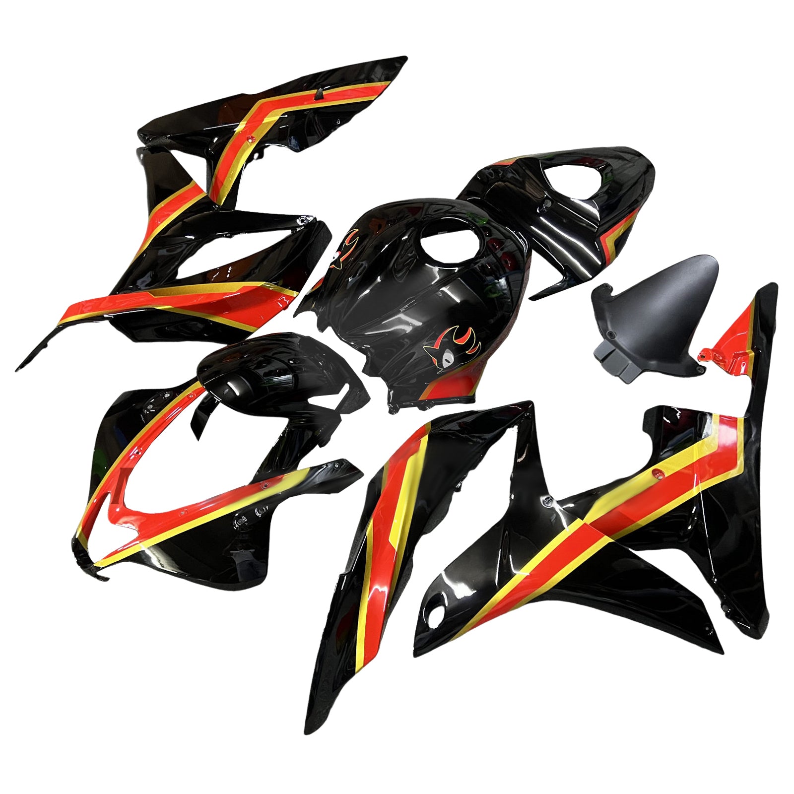 Injektionsmässa Kit Bodywork Plastic ABS för Honda CBR600RR 2007-2008 F5