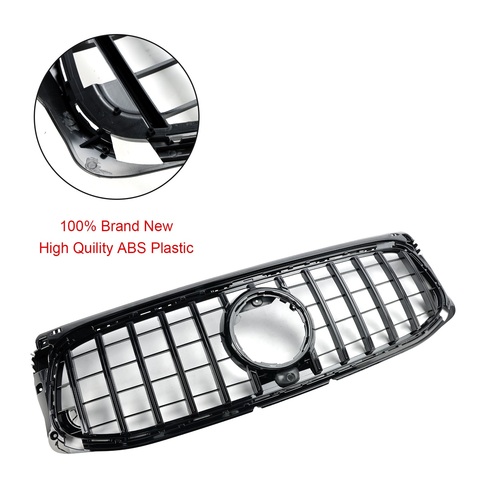 Grille de pare-chocs avant noire brillante Mercedes Benz GLB X247 AMG-Line 2020-2023