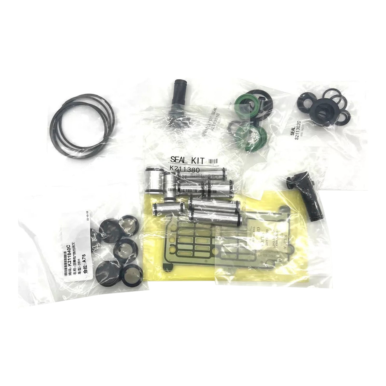 2010-2011 VW SCIROCCO L4 2.0L Transmission Overhaul Seals Pistons Gasket Kit DQ500 0BH 0BT