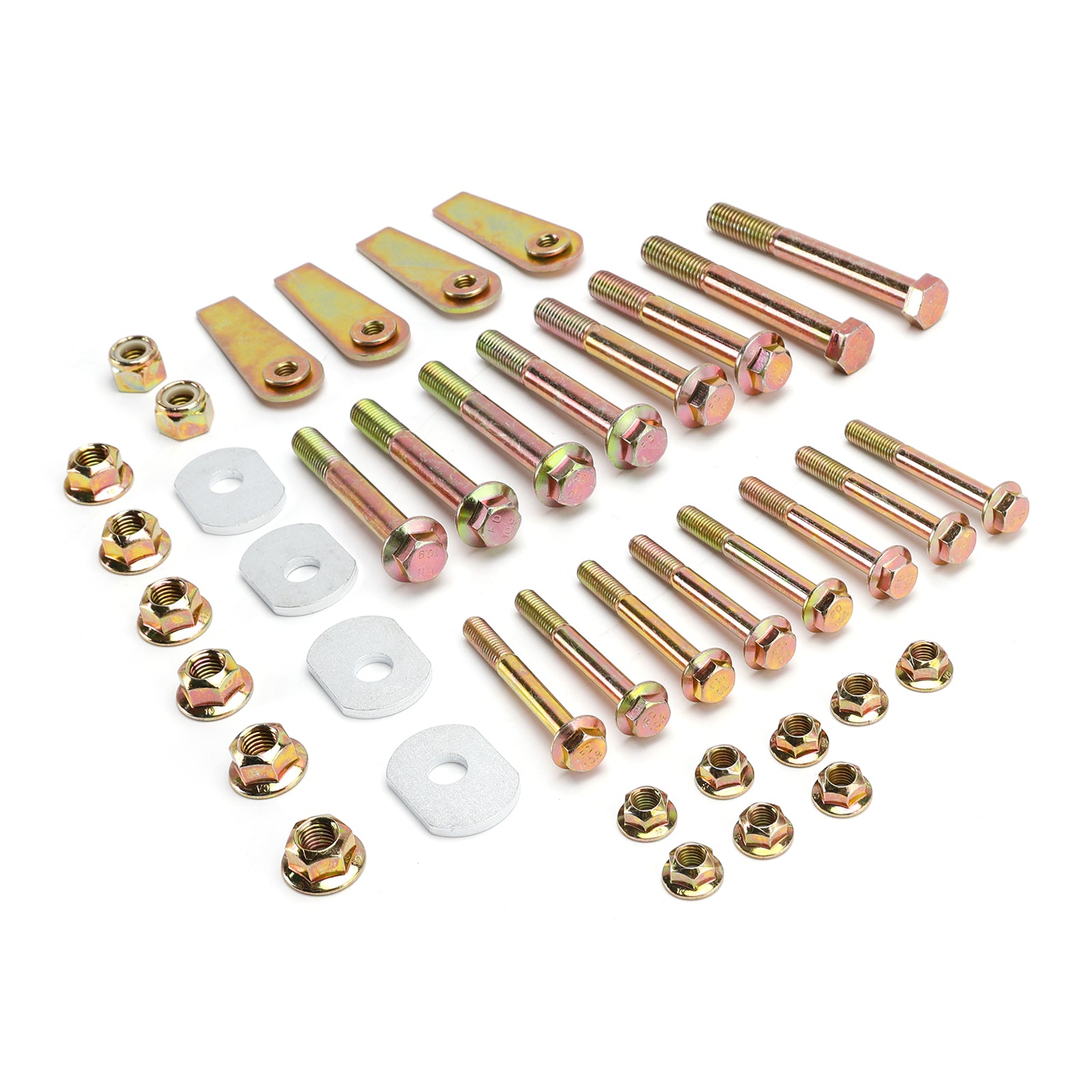 1997-2006 For Jeep Wrangler TJ Control Arm Front and Rear w/Cam Bolt Delete and Flag Nuts