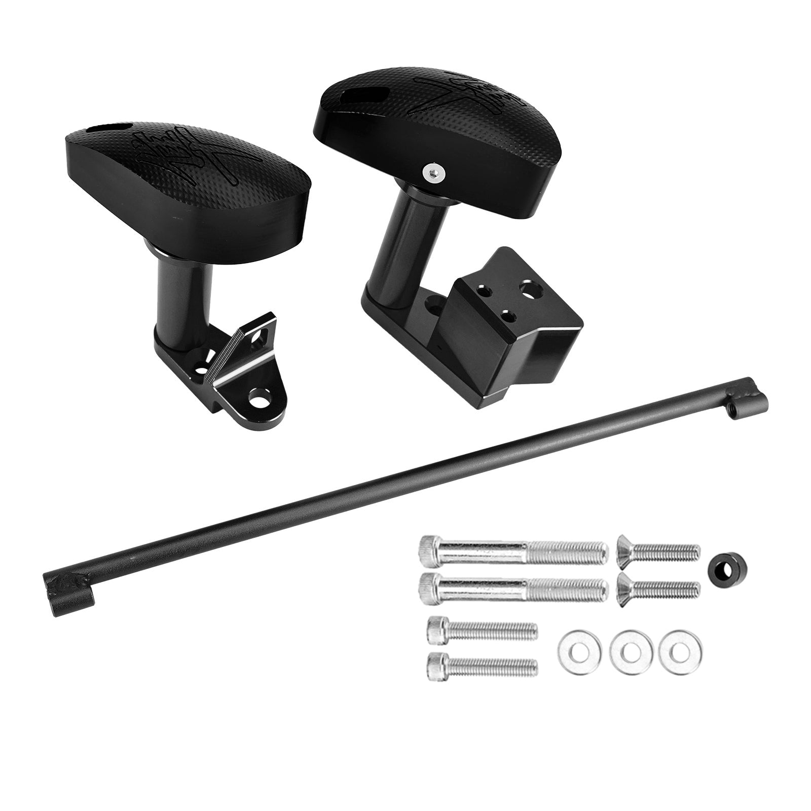 Protector Motor Crash Bunds Pads Slider Voor Suzuki Gsxr1300 Hayabusa 08-20 Zilver