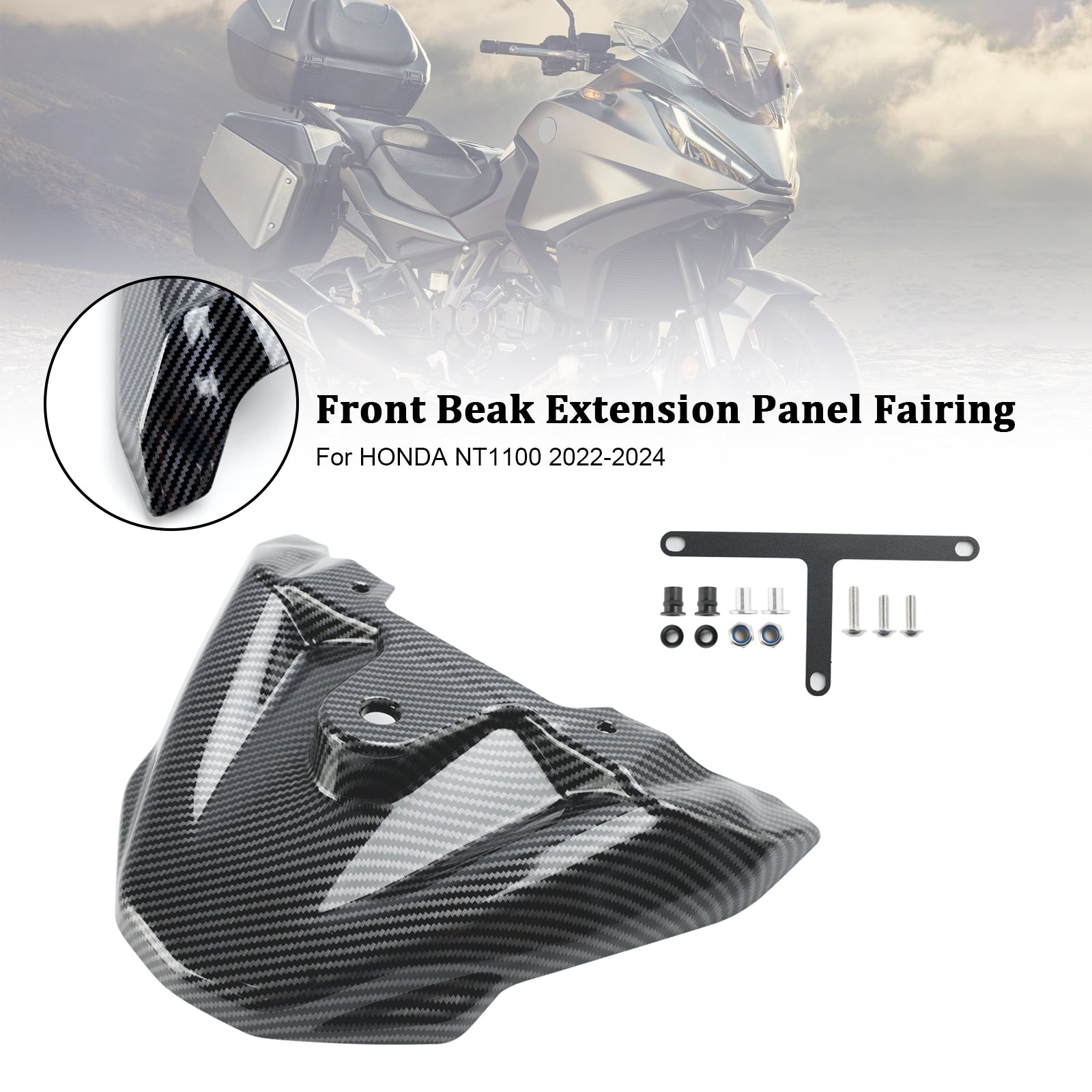 2022-2024 HONDA NT1100 FREME BEAK Extension Nose Panel Fairing