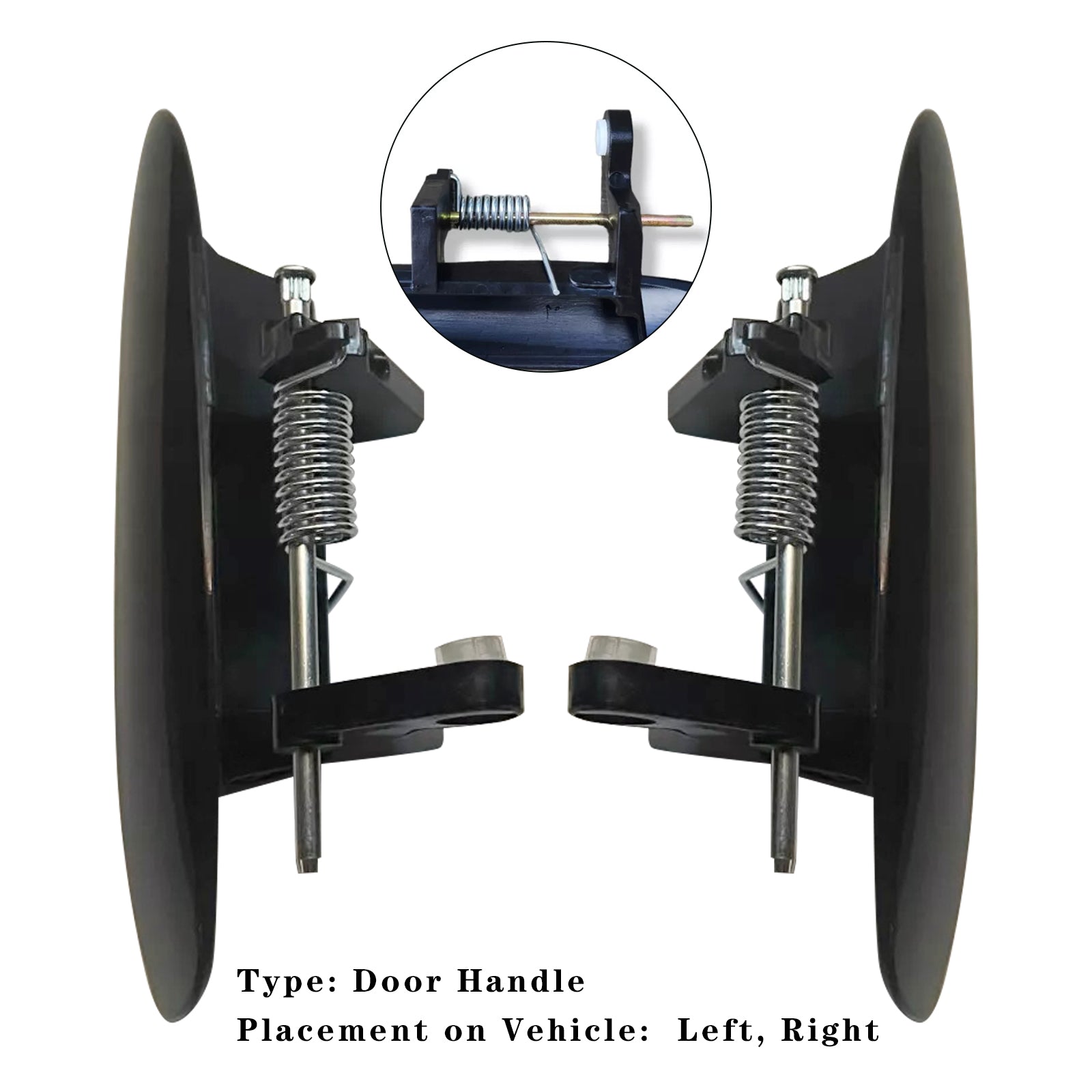 1994-2001 Acura Integra 2pcs Vonkajšie páky rukoväte dverí
