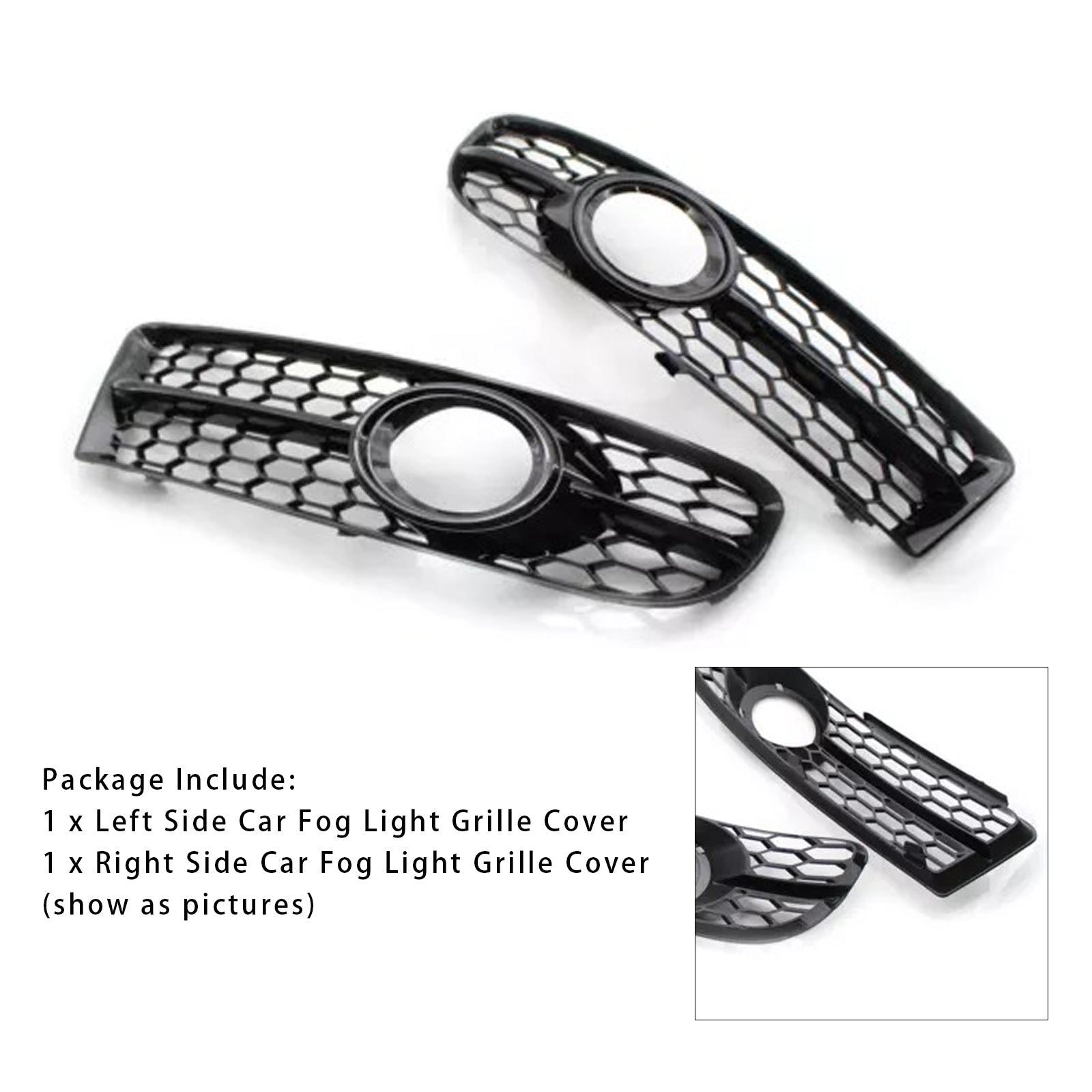 2005-2008 Audi A4 B7 S-Line S4 Front Bumper Honeycomb Fog Grille Tampa