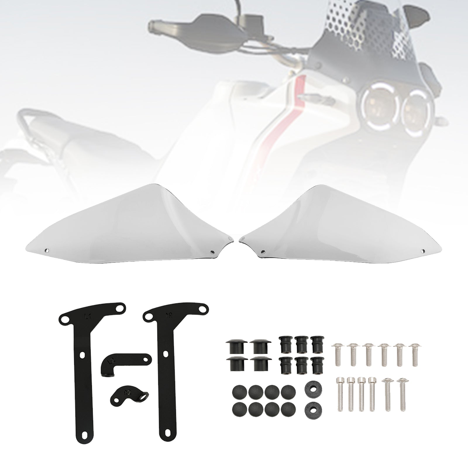 2022-2023 DUCATI Desert X Motorcycle Deflector Side Top