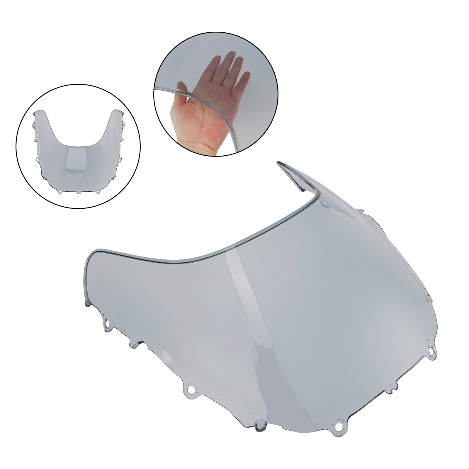 2024-2025 YAMAHA XSR900 GP Voorruit Voorruit + Beugel