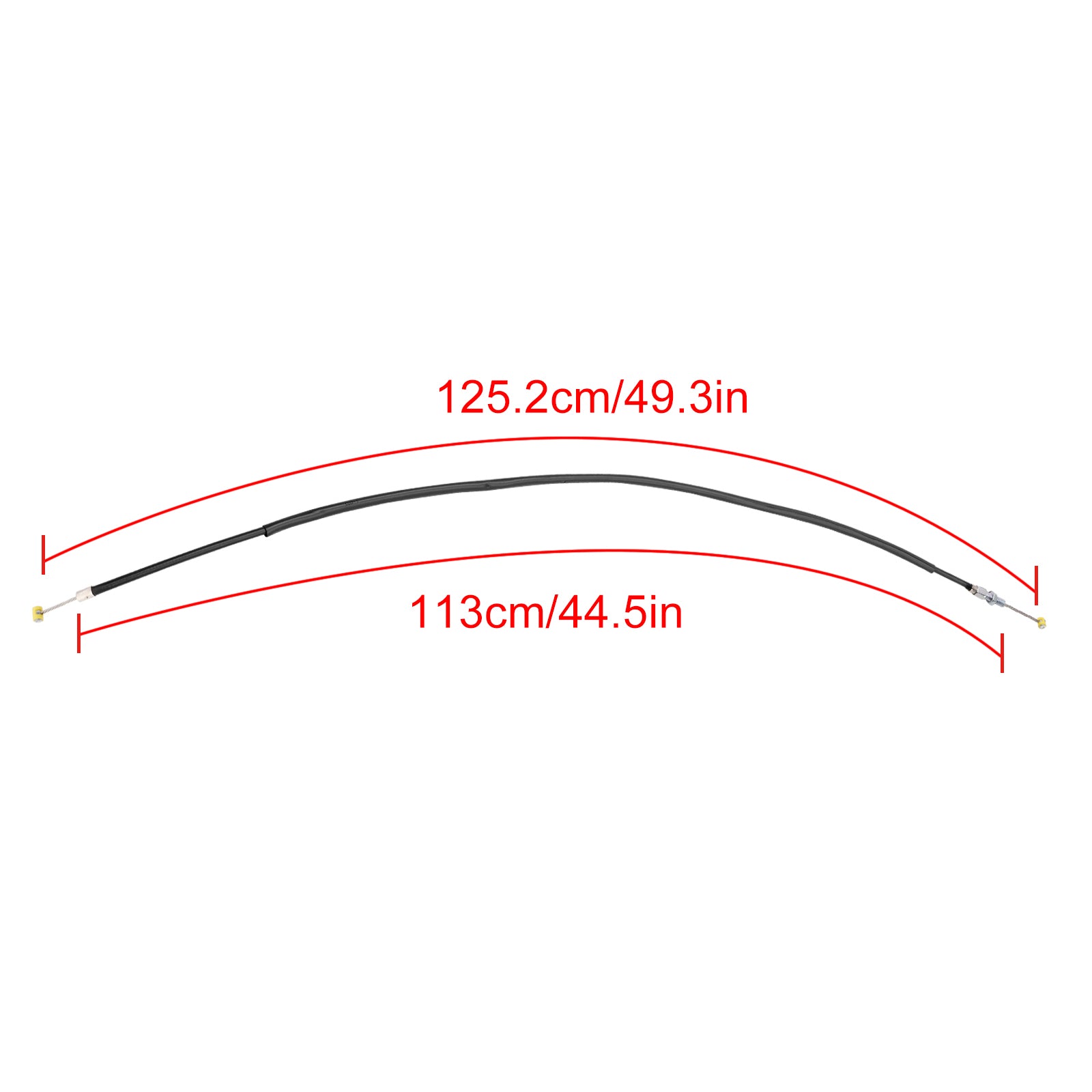 2009-2016 Suzuki GSXR1000 Motorcykelkopplingskabel Byte svart