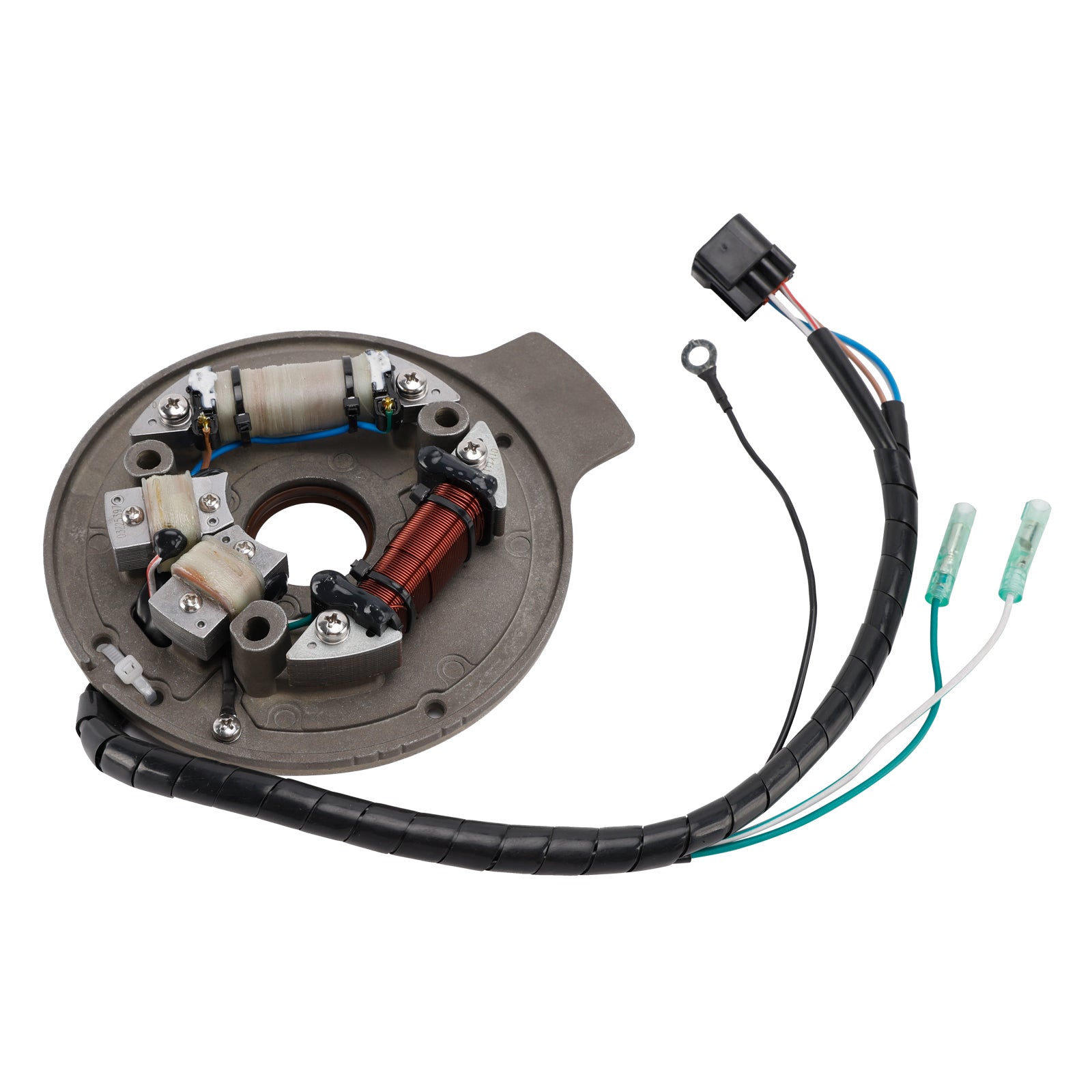 2008- Carga del generador Yamaha 40 hp E40G & Conjunto de base de bobina de iluminación 6F5-85560-B0