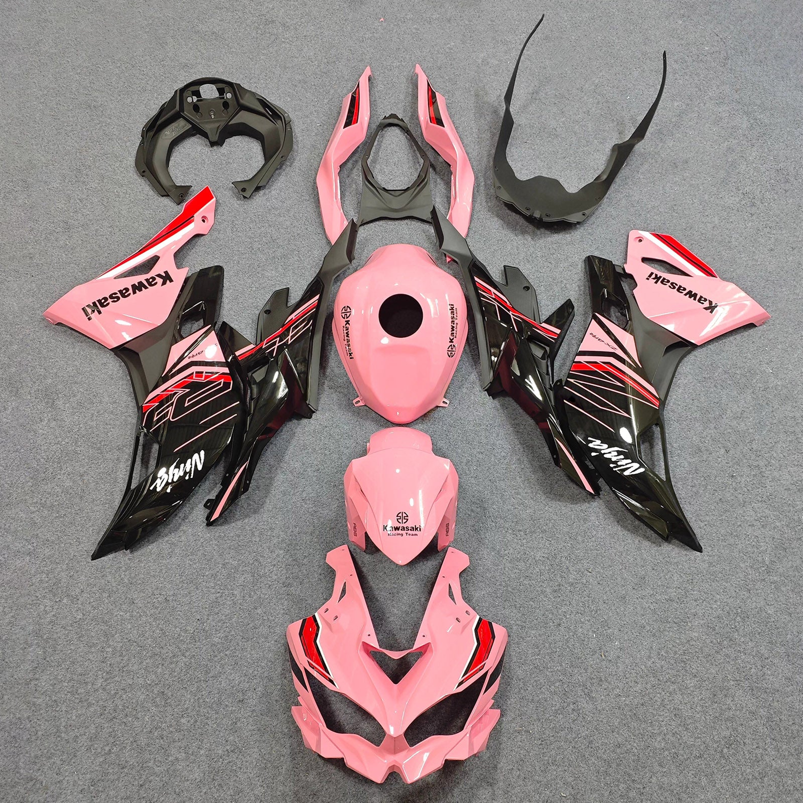 Kit carenatura iniezione adatto per Kawasaki Ninja ZX-25R ZX-4R ZX-4RR 2019-2025