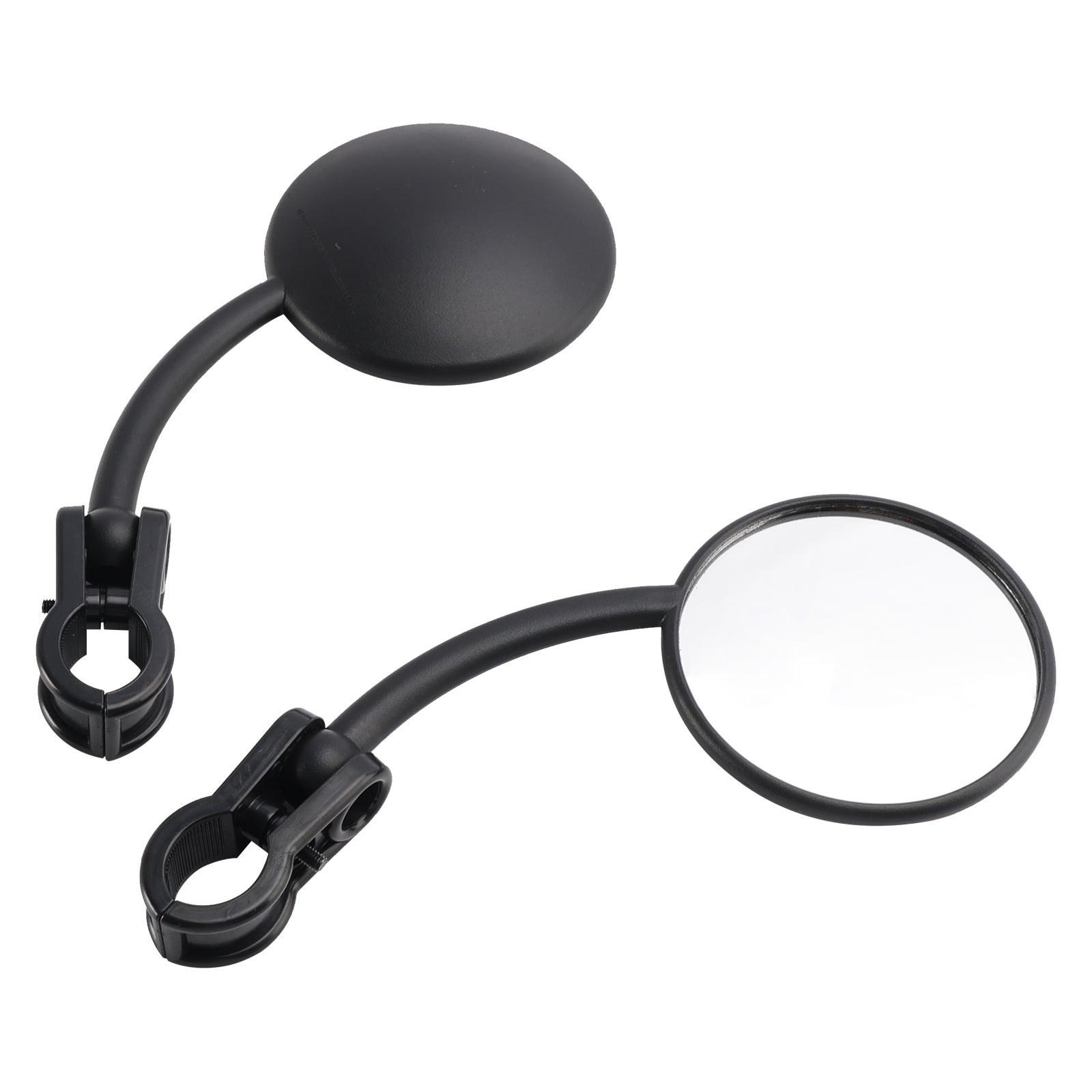 Universal 22mm styrklämma 80mm Enduro Motocross Mirror Set Folding Mirrors