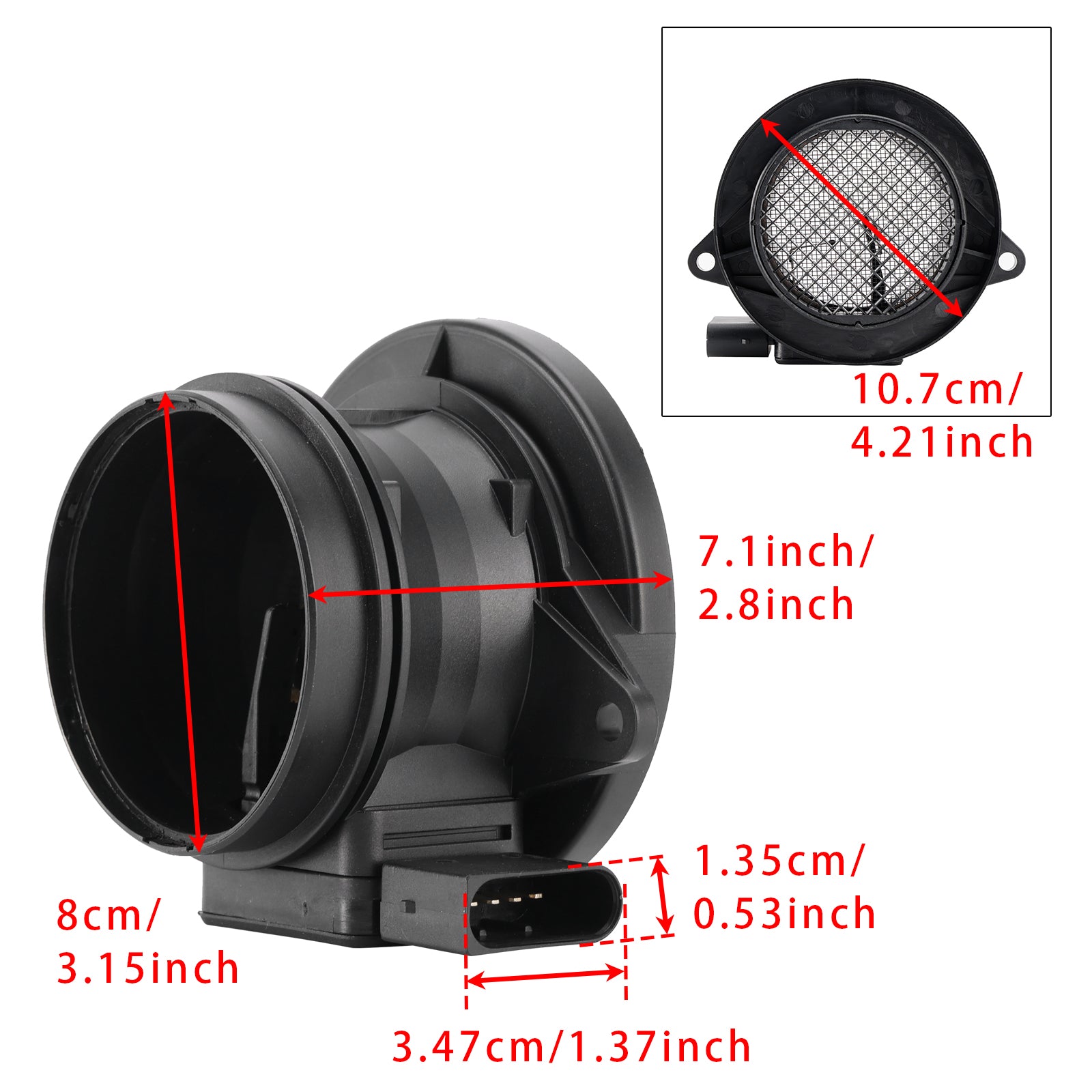 Massaluchtstroommetersensor voor Mercedes-Benz W203 W211 C209 5WK9638