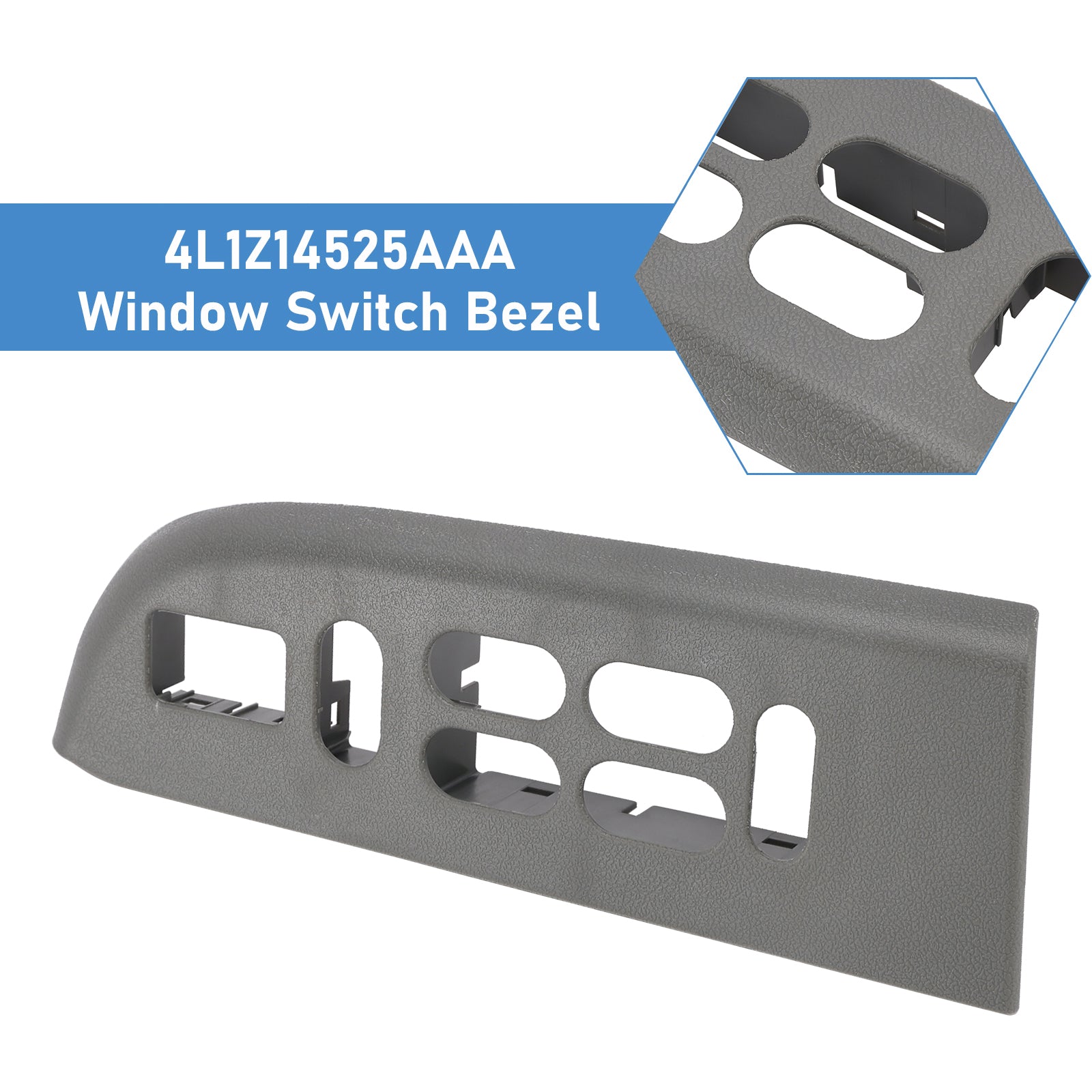 2003-2006 Ford Expedition Window Switch Bezel Driver Side Front 4L1Z14525AAA