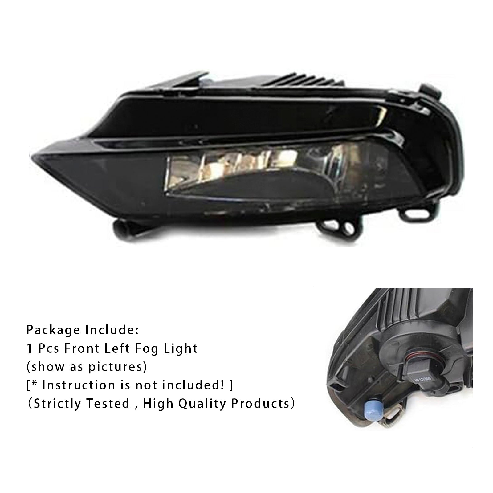 2015-2016 Audi A3 Salon 1 PCS predné ľavé hmlové svetlá s žiarovkami 8v0941699b