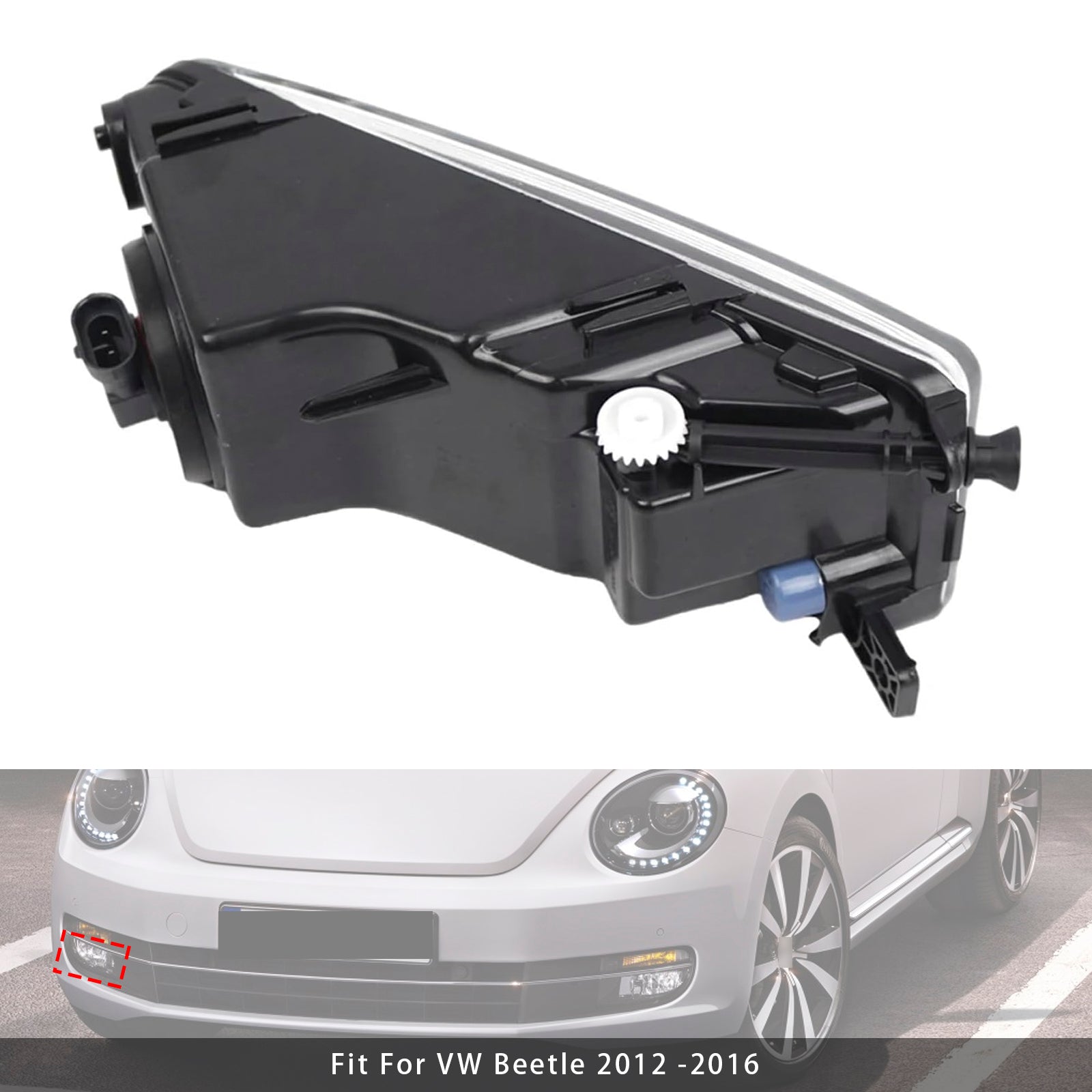 2012-2016 VW Kever 1 stks Voorbumper Rechts Mistlamp Met Lamp 5C5941700A