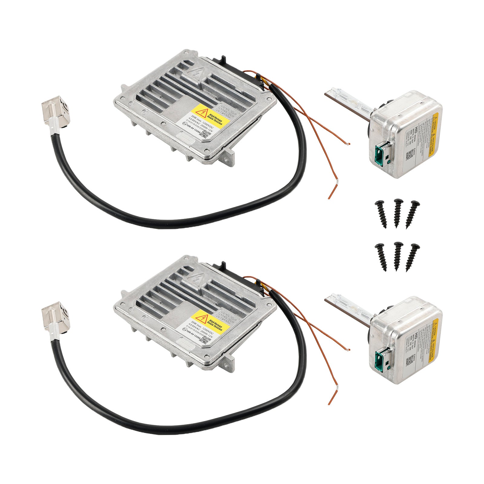 2x ballasts de phares & Unité de contrôle de fil d'ampoule D3S pour Grand Cherokee 2014-2020