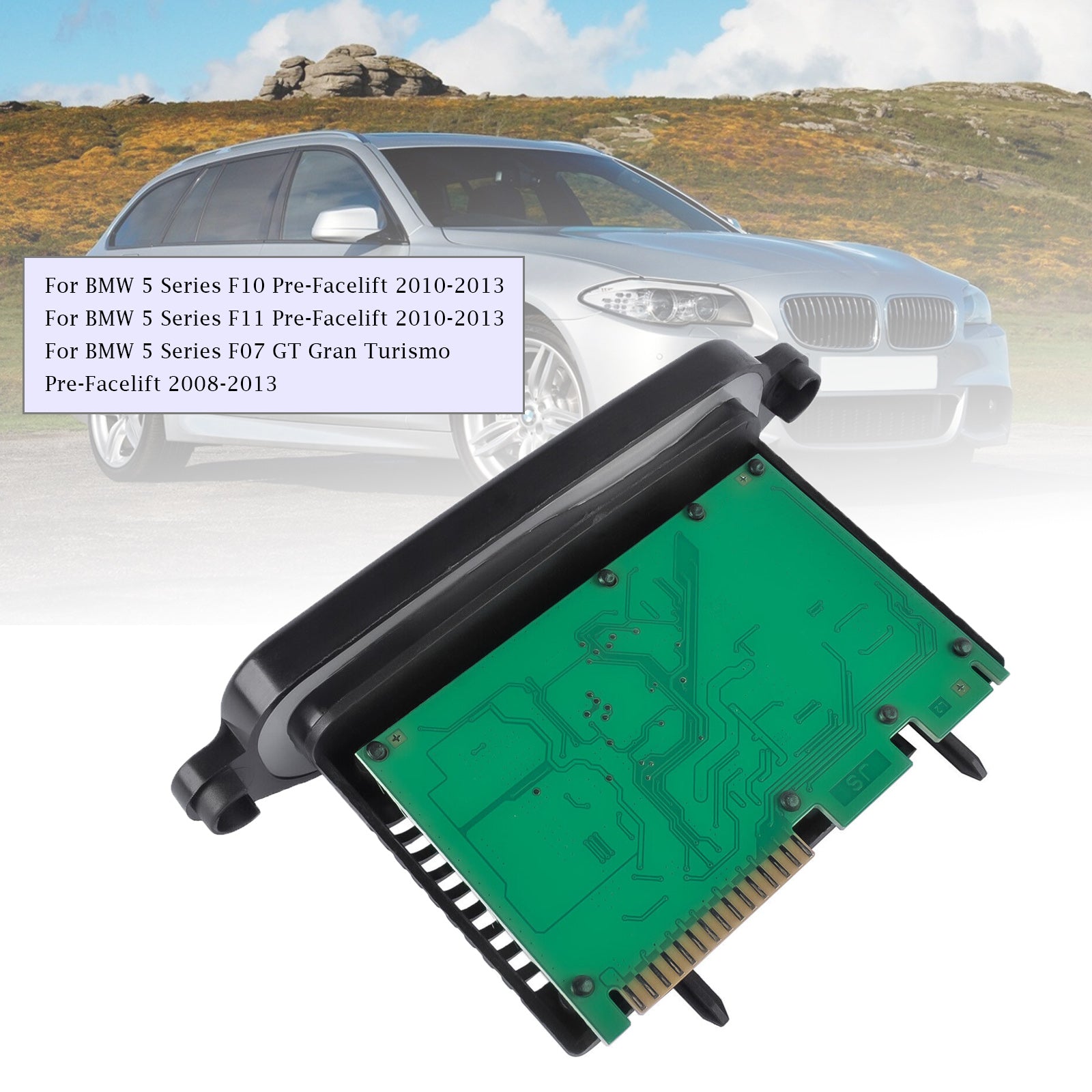 Module de pilote TMS de phare pré-lifting pour BMW Série 5 F11 2010-2013 63117304906