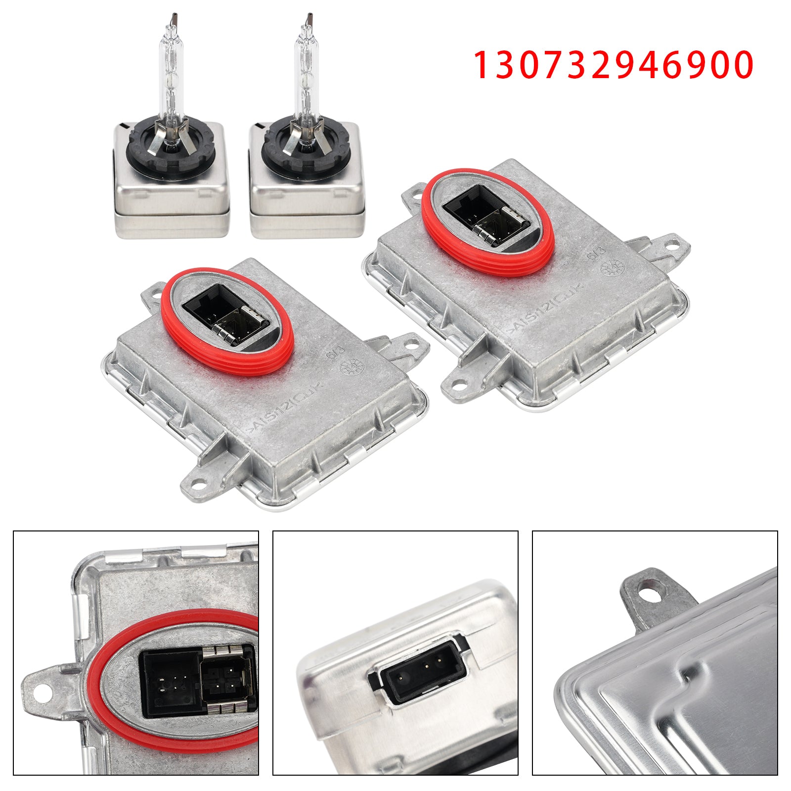Xenon Ballast HID Control Unit+ D3S Bulbs Kit For Jeep Cherokee 2014-2018