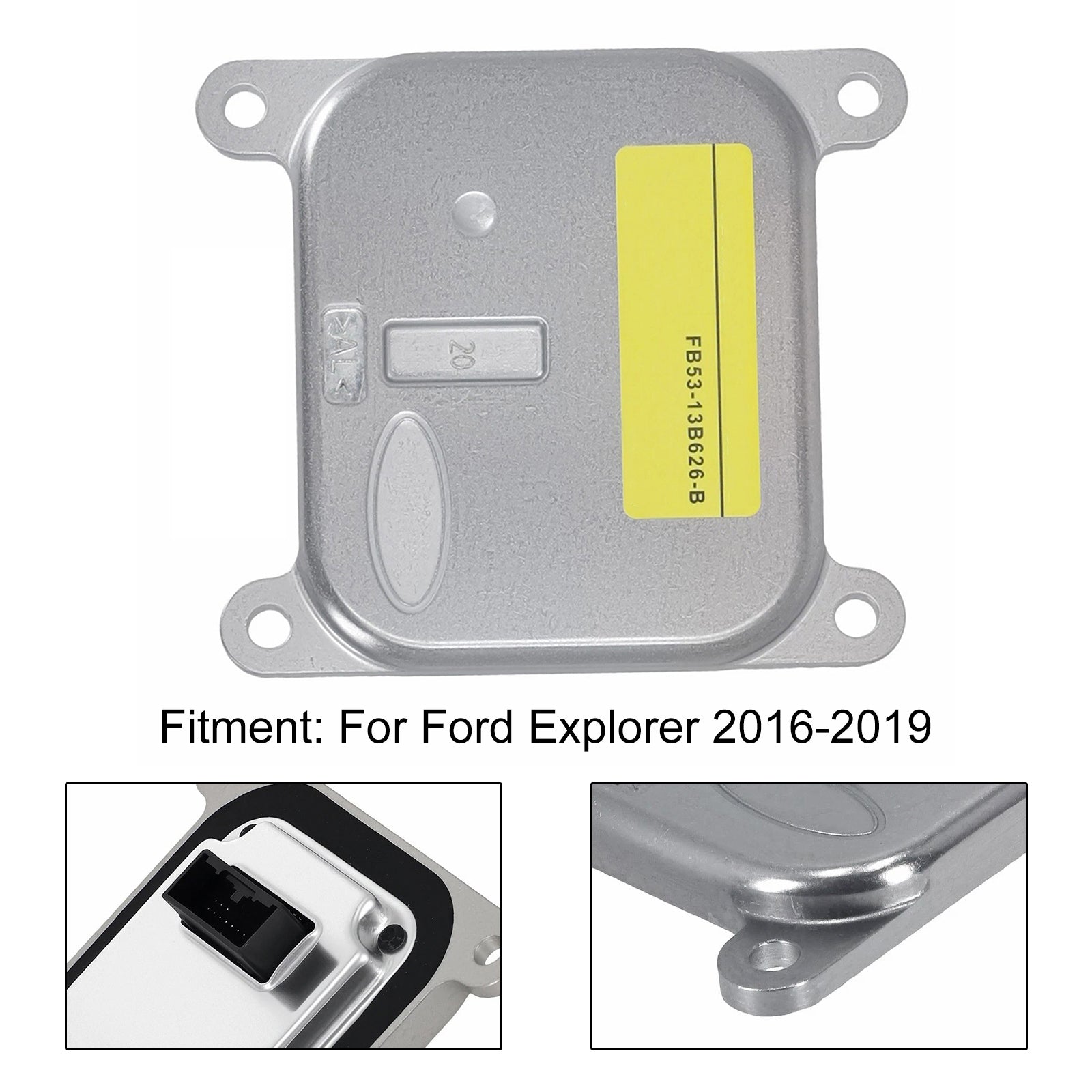 LED Headlight Module Headlight Ballast FB5313B626A For Ford Explorer 2016-2019