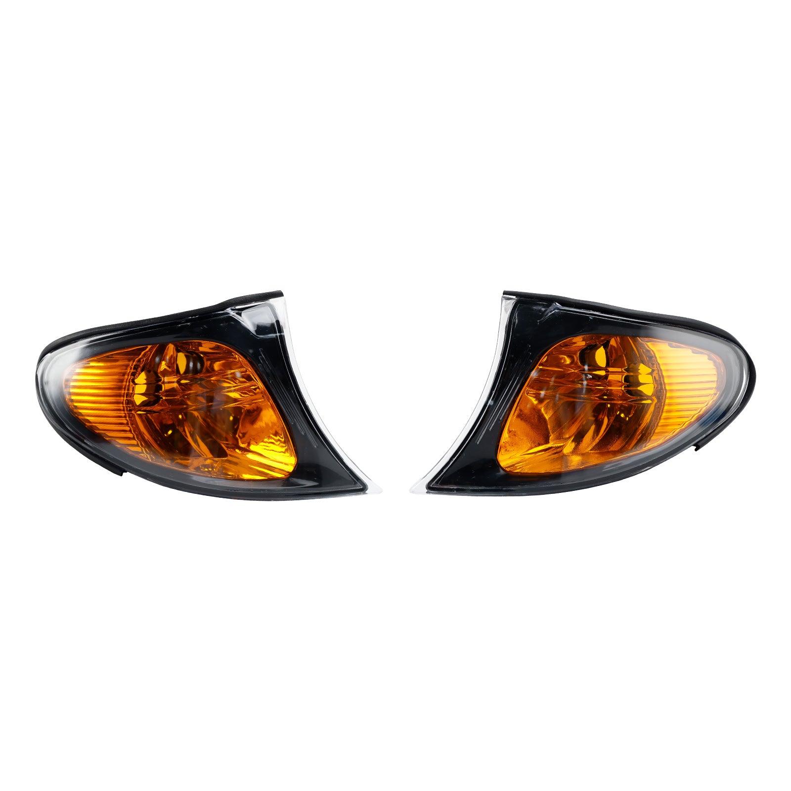 Predný indikátor Turn Signál Žltý rohový svetlá pre BMW 3 Series E46 02-05 Generic