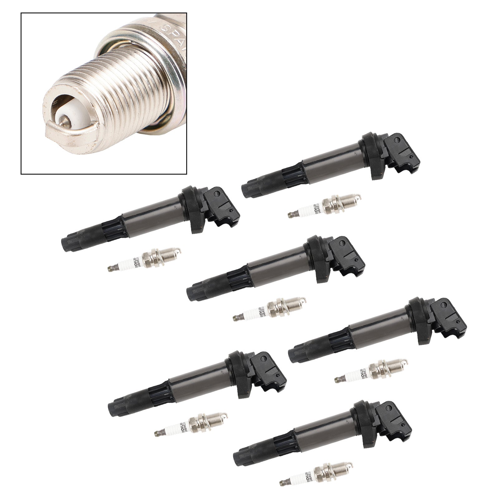 2008-2010 BMW 135i E87 I6 3.0L Benzine 6x Bobine + Bougie UF515 UF522 12130390064
