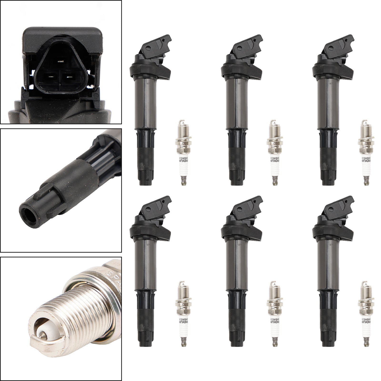 2008-2010 BMW 135i E87 I6 3.0L Benzine 6x Bobine + Bougie UF515 UF522 12130390064