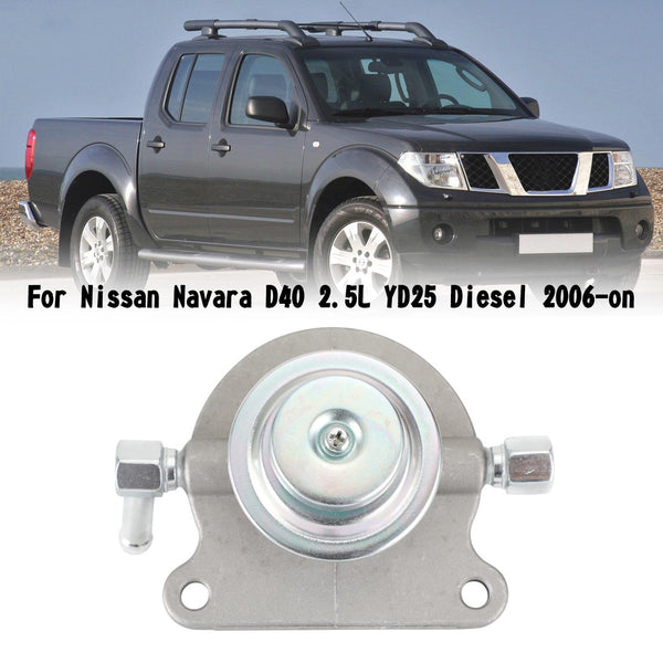 Fuel Filter Primer Pump 10mm Fit Nissan Navara D40 2.5L YD25 Diesel 2006-on