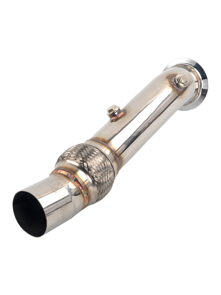 3.5" BMW 535i 2010-2014 & 535ix F10 & Tubo de descida de escapamento F11 Turbo Catless