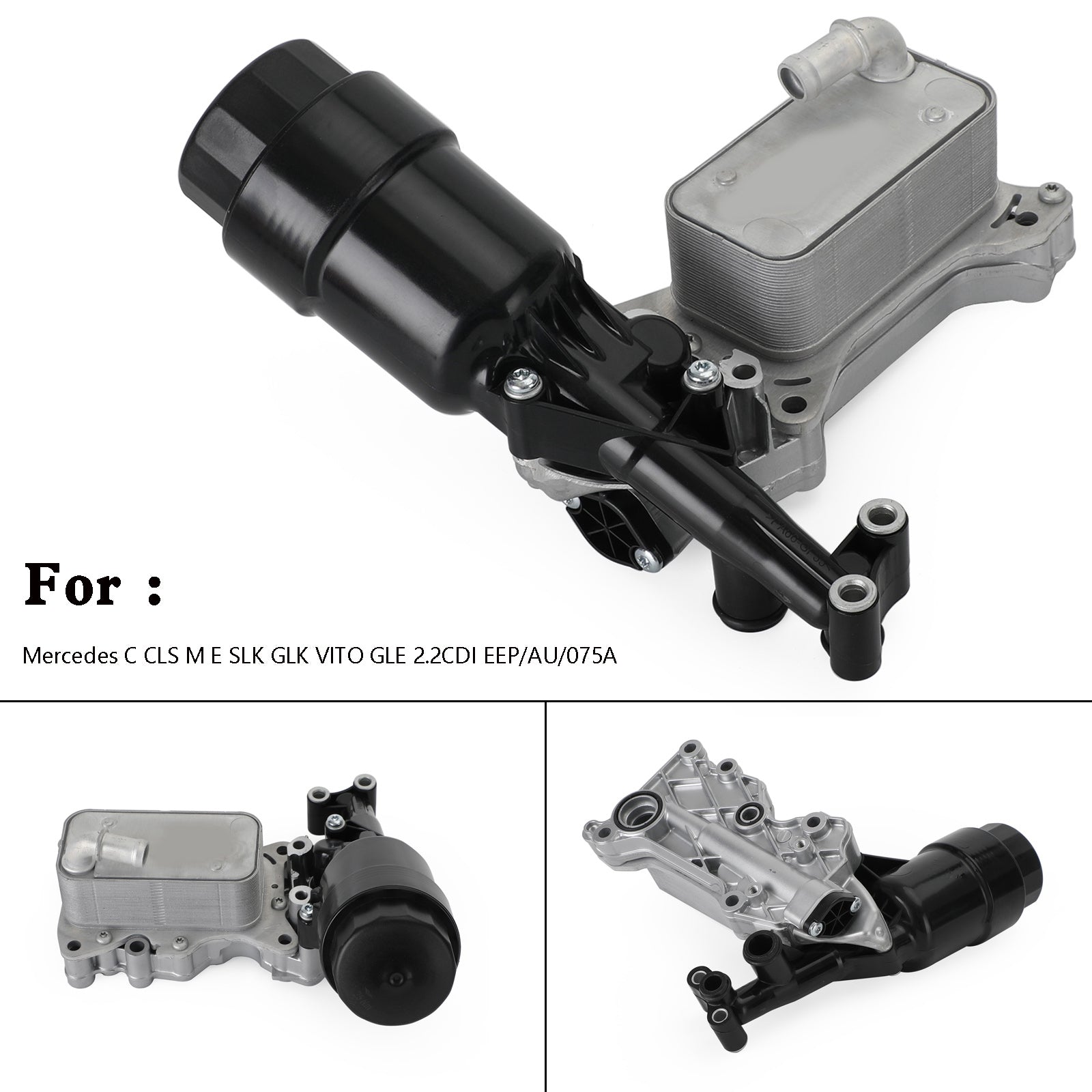 2003-2014 mercedes vito 2.1 diesel 110 cdi (W639) Radiador de óleo A6511800610