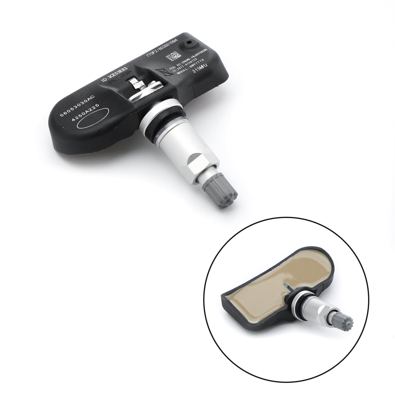 1X 56053030AC Ny däcktryckssensor TPMS 315Mhz för Chrysler Dodge Jeep