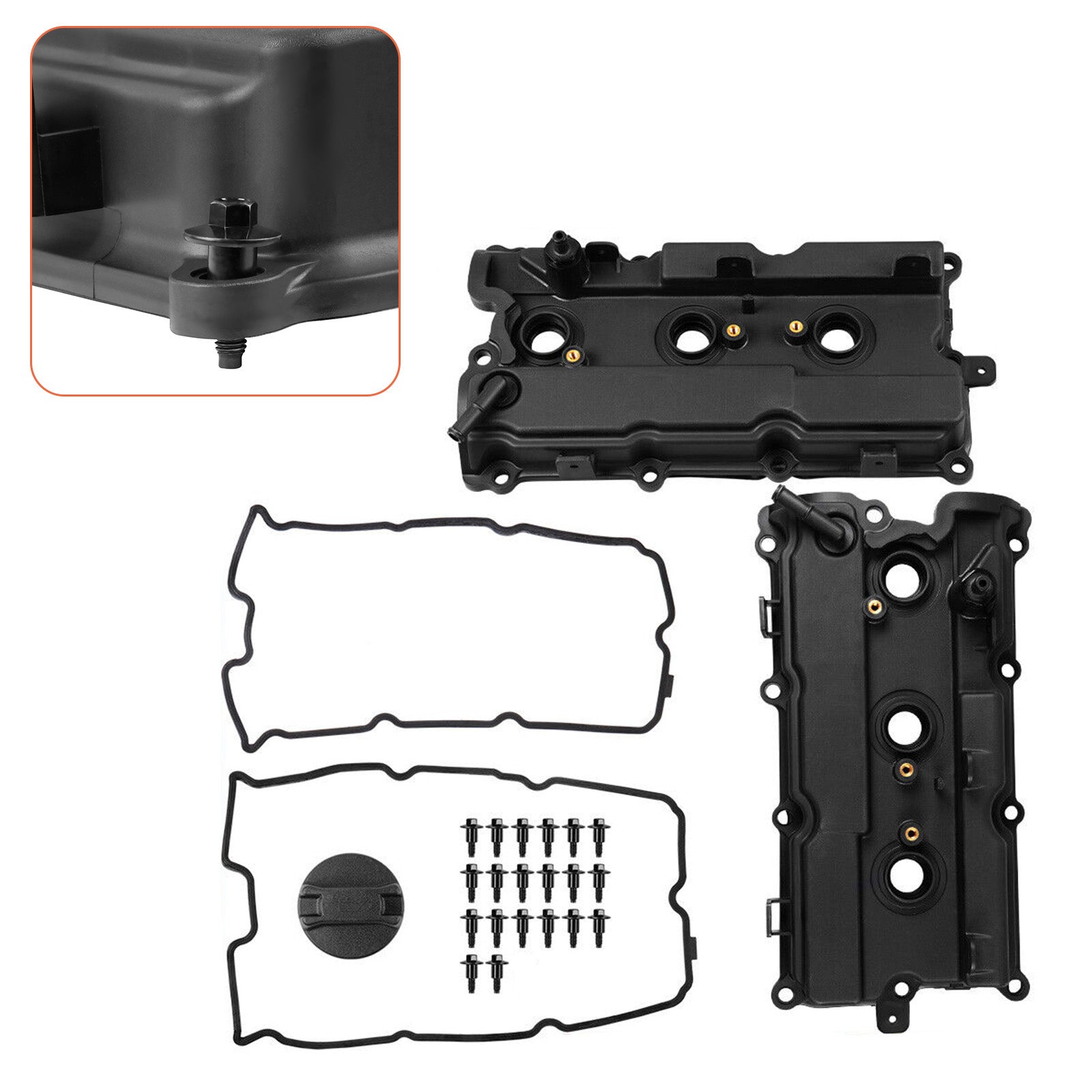 2012-2019 Nissan NV2500 4.0L 3954CC V6 COUVERTURE DE SALVE DOHC avec boulon du joint Cap 13264 EA200