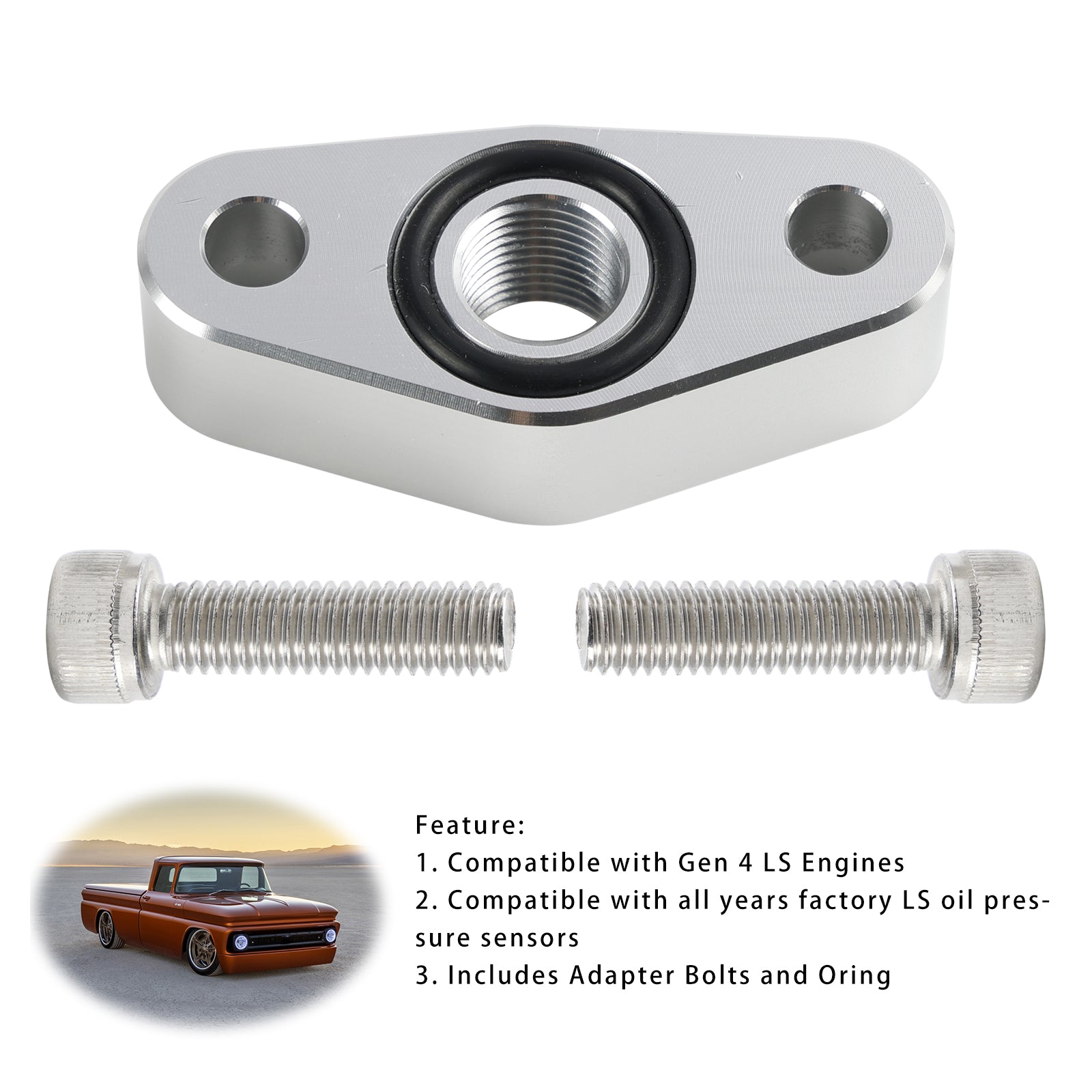 Adaptador do sensor de pressão de óleo Placa M16 x 1,5 551623