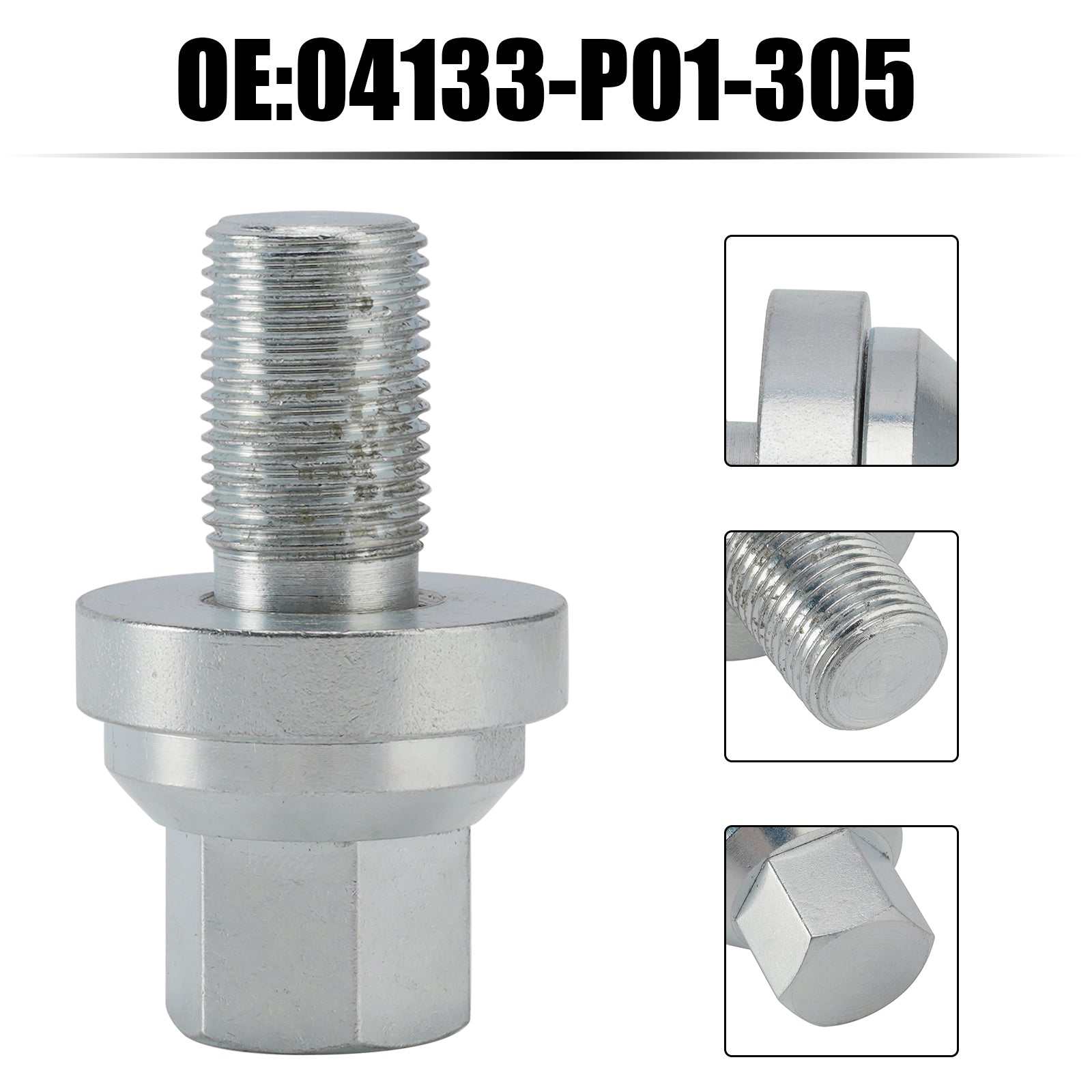 Honda Del Sol Si/S (excluye el modelo DOHC) 04133-P01-305 Perno de polea de manivela D16Z6 D16 D15 D16Y8 Serie D