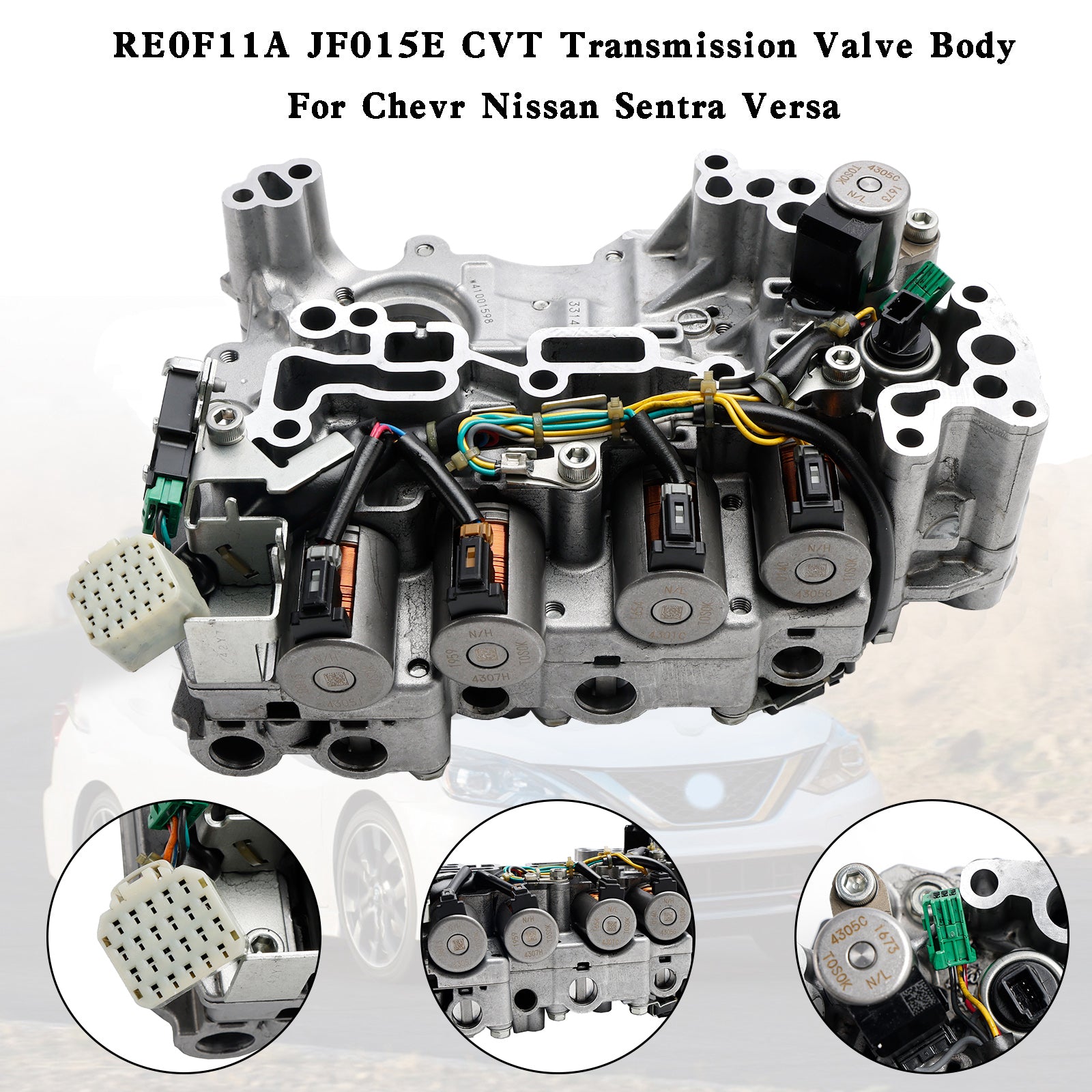 2013-2015 Chevr Spark CVT Cuerpo de válvula de transmisión RE0F11A JF015E