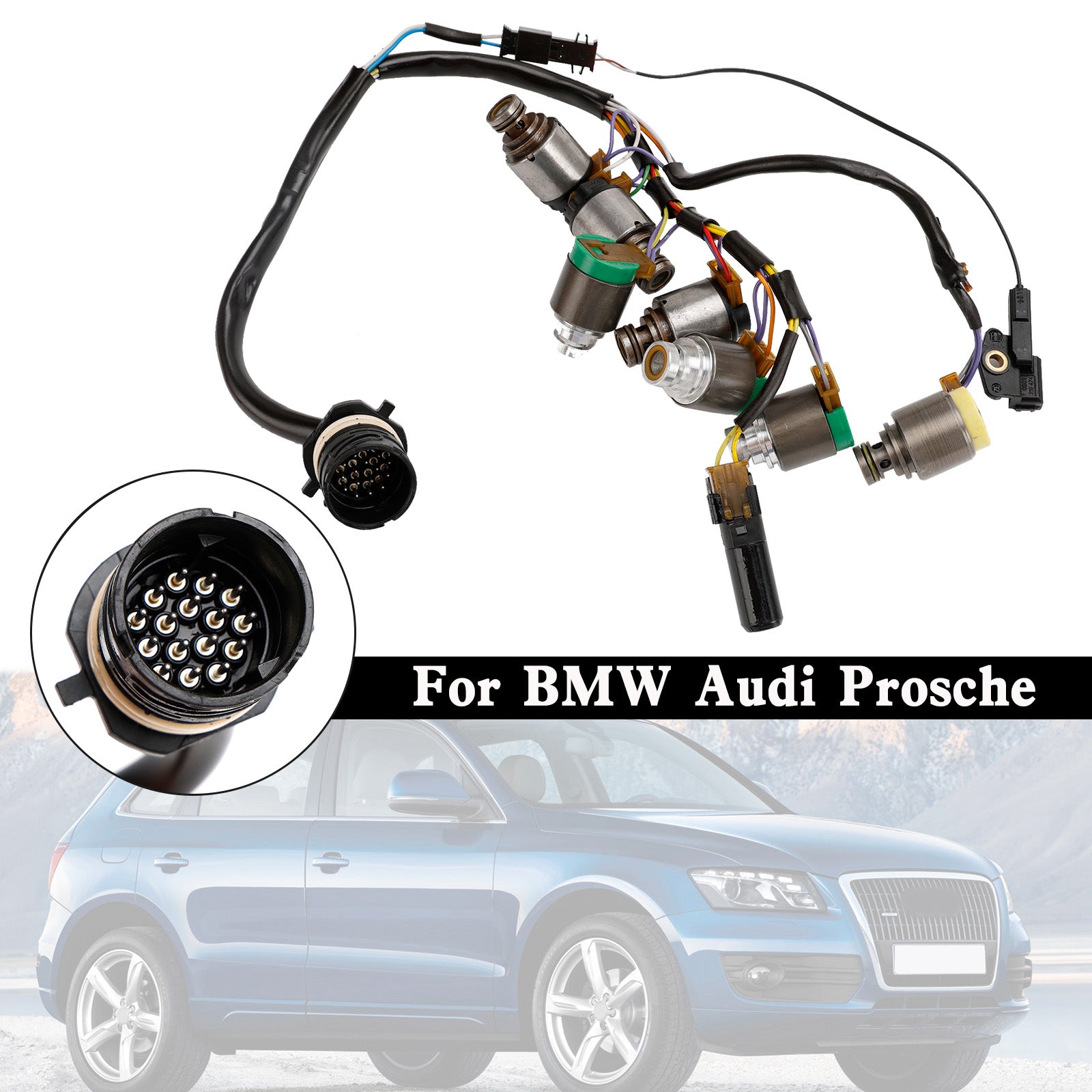 7ks 5HP19 prenosové solenoidy s vnútorným postrojom pre BMW Audi Porsche